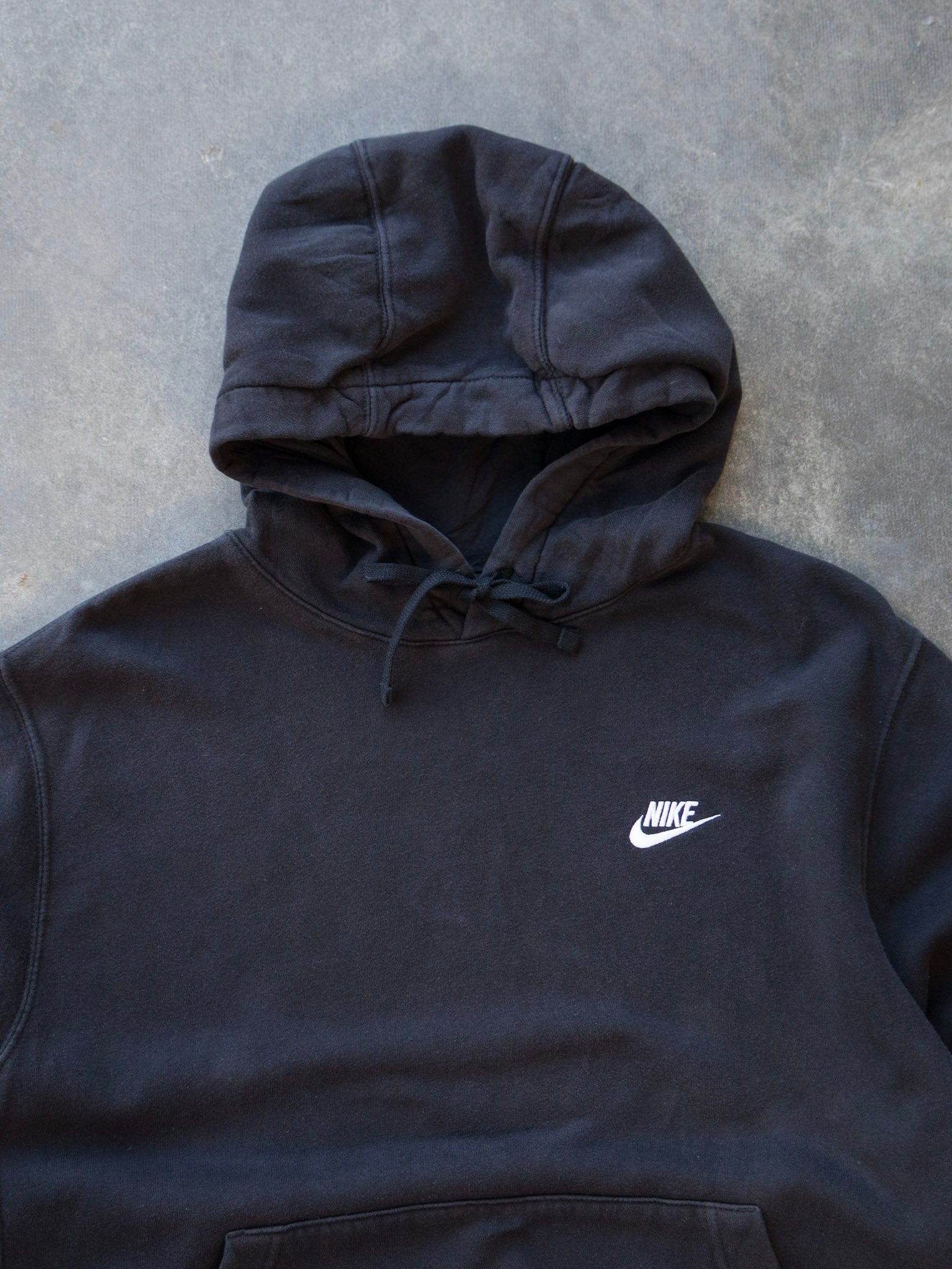 Vintage Black Nike Hoodie (XL)