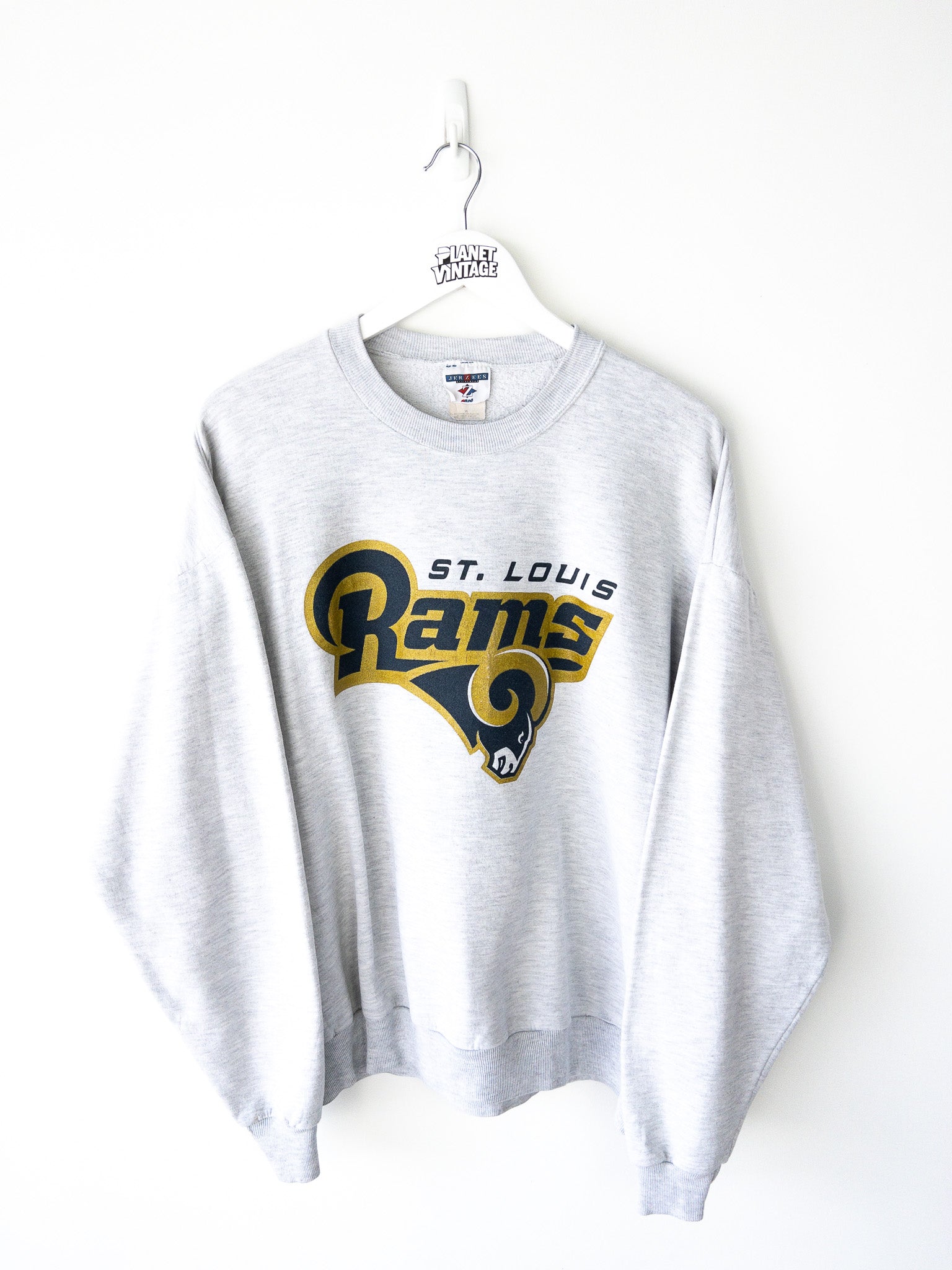 Vintage 90s St. Louis Rams Sweatshirt Crewneck Baggy Size Big -  Israel
