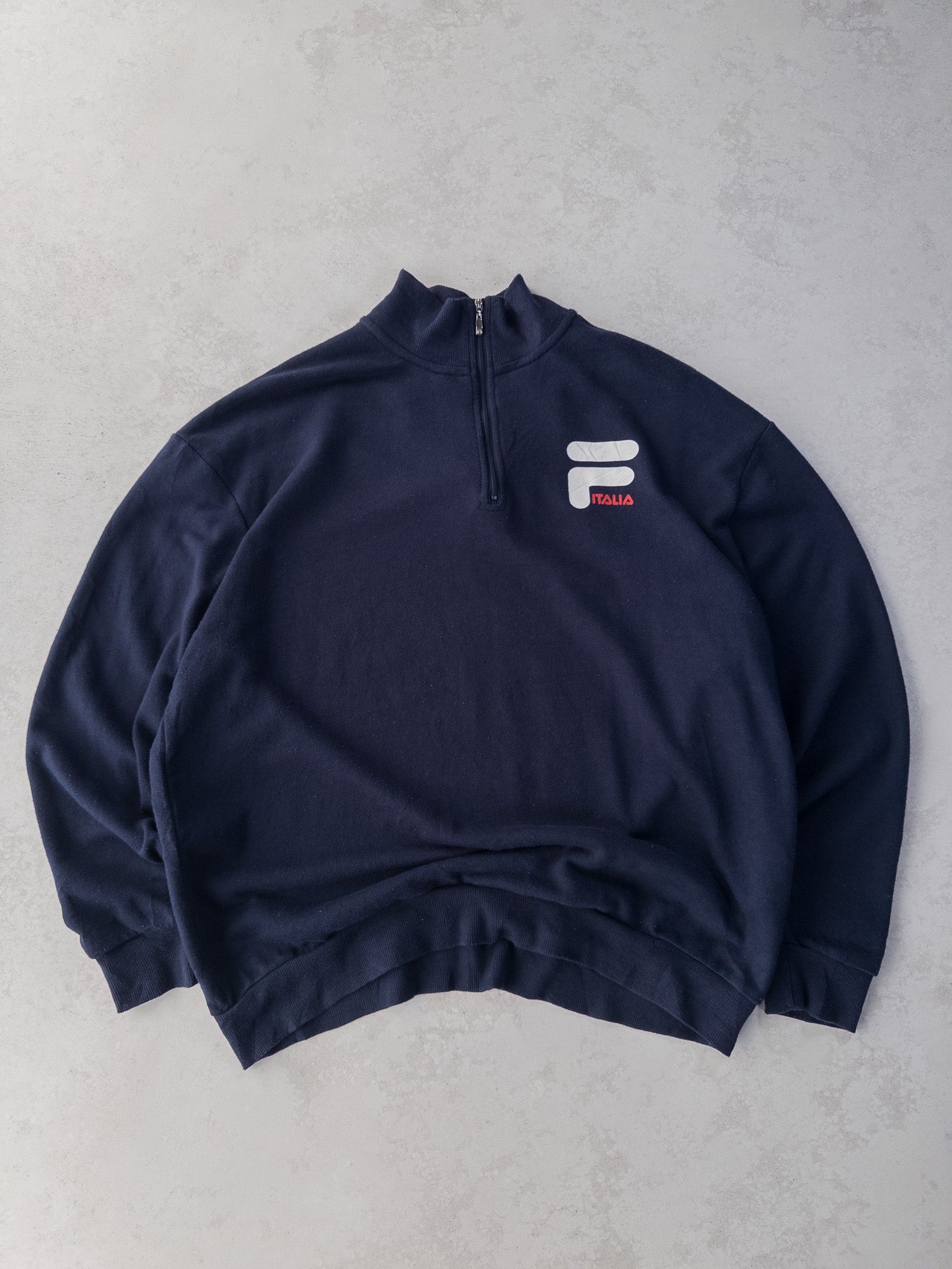 Vintage Fila Quarter Zip Sweatshirt (2XL)