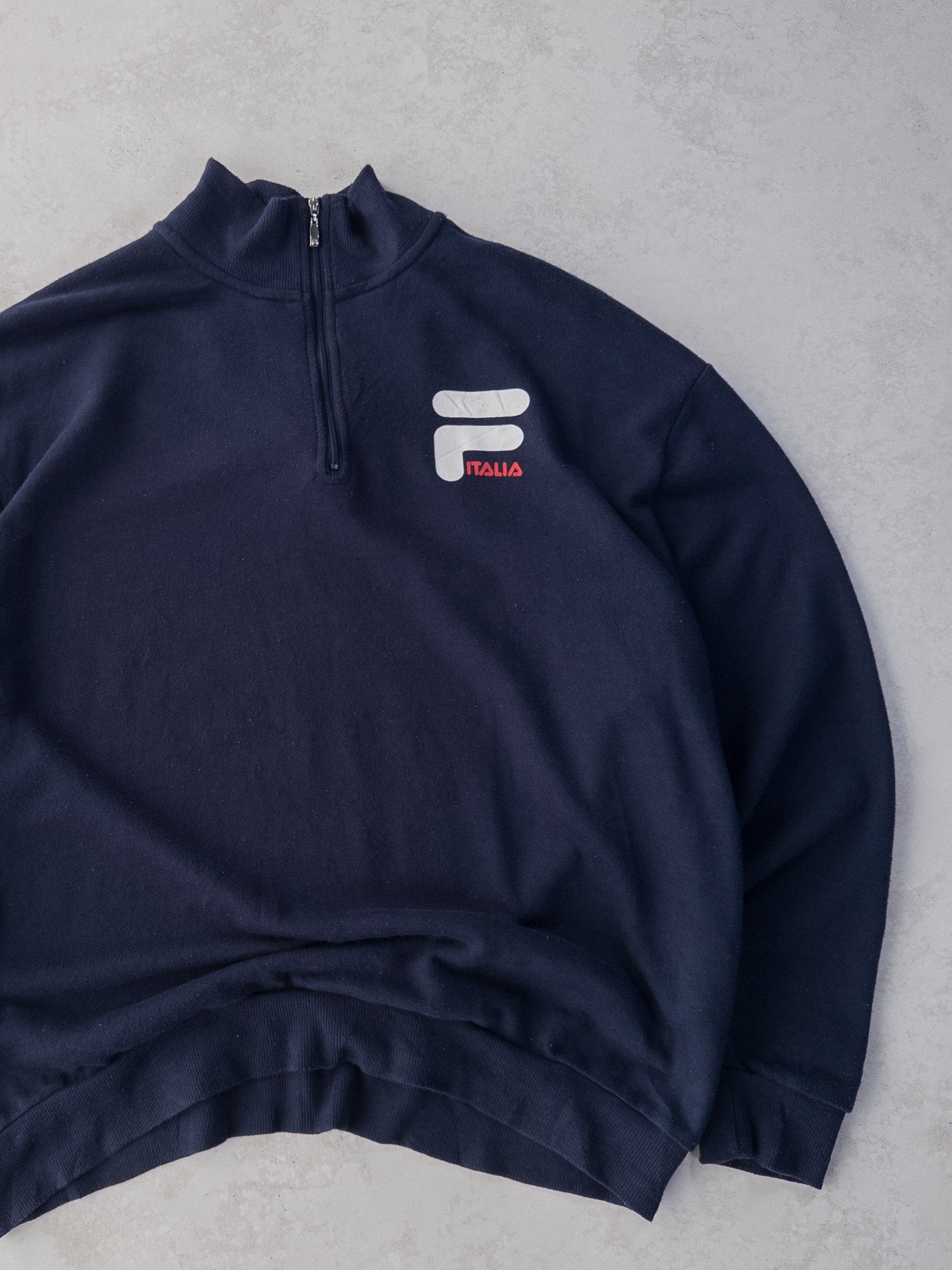 Vintage Fila Quarter Zip Sweatshirt (2XL)