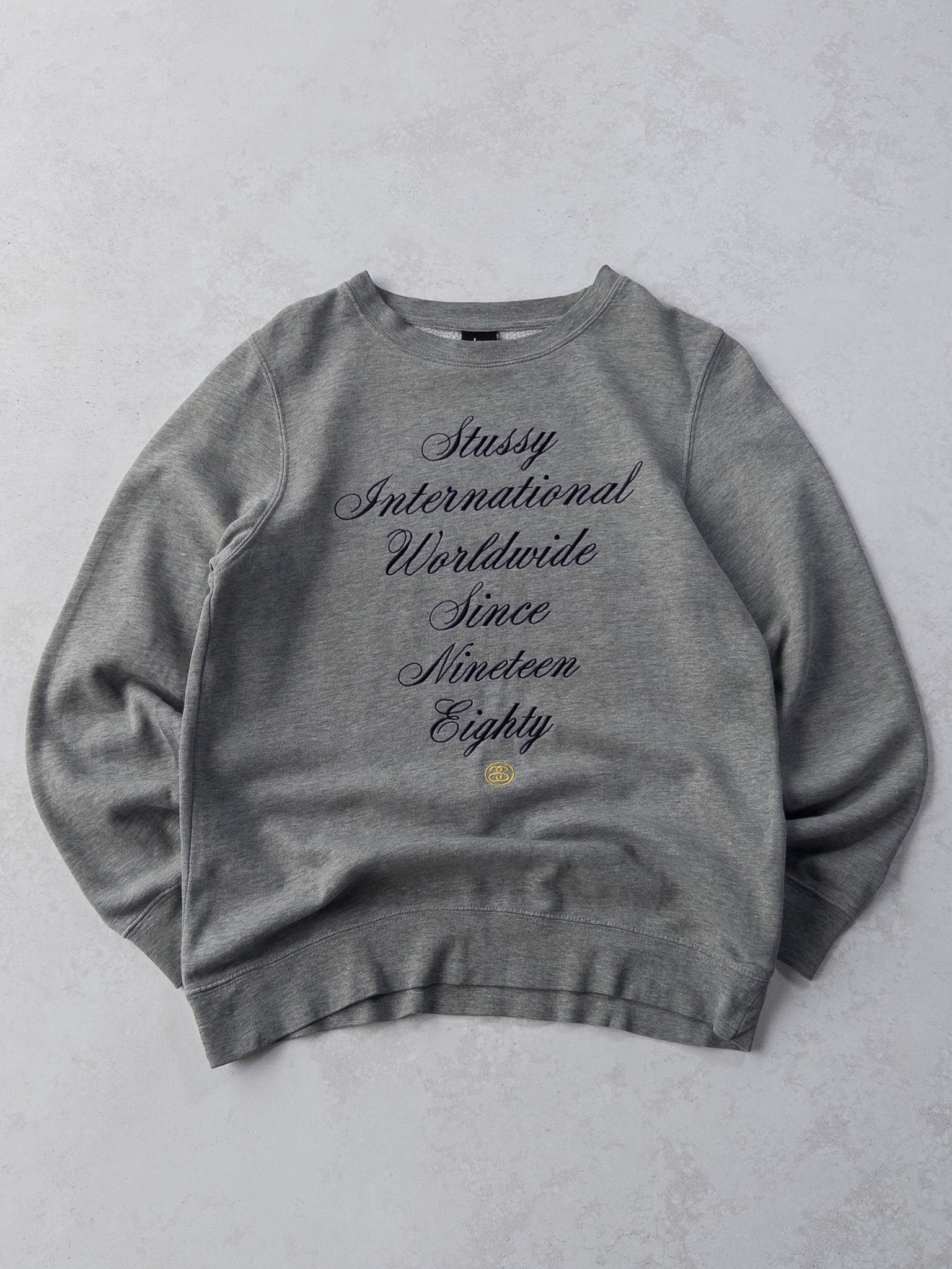 Vintage Stussy Script Sweatshirt (M)