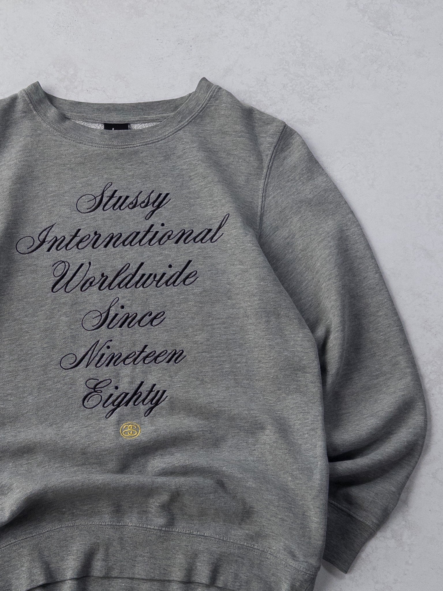 Vintage Stussy Script Sweatshirt (M)