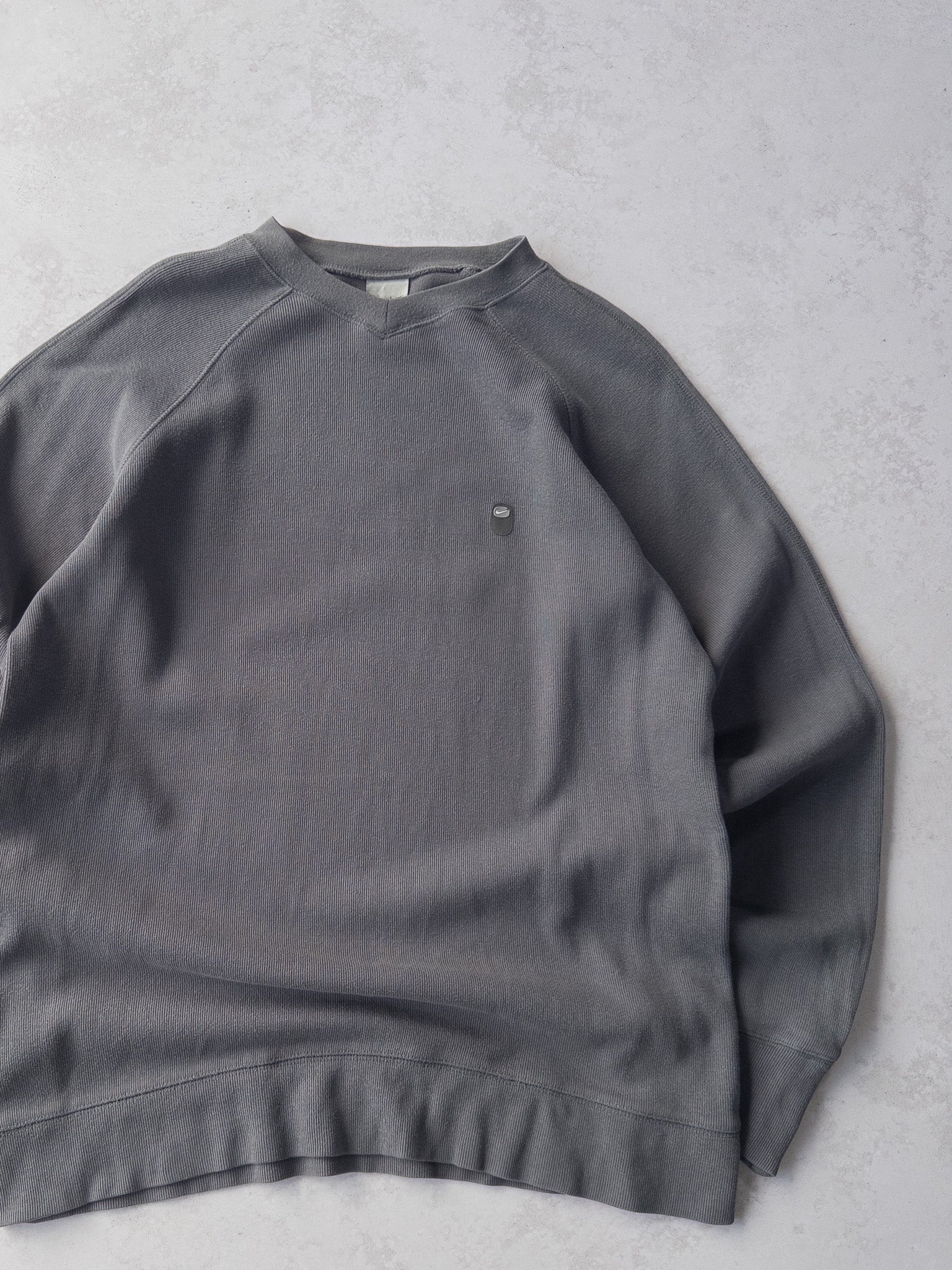 Vintage Nike Slate Grey Sweatshirt (L)