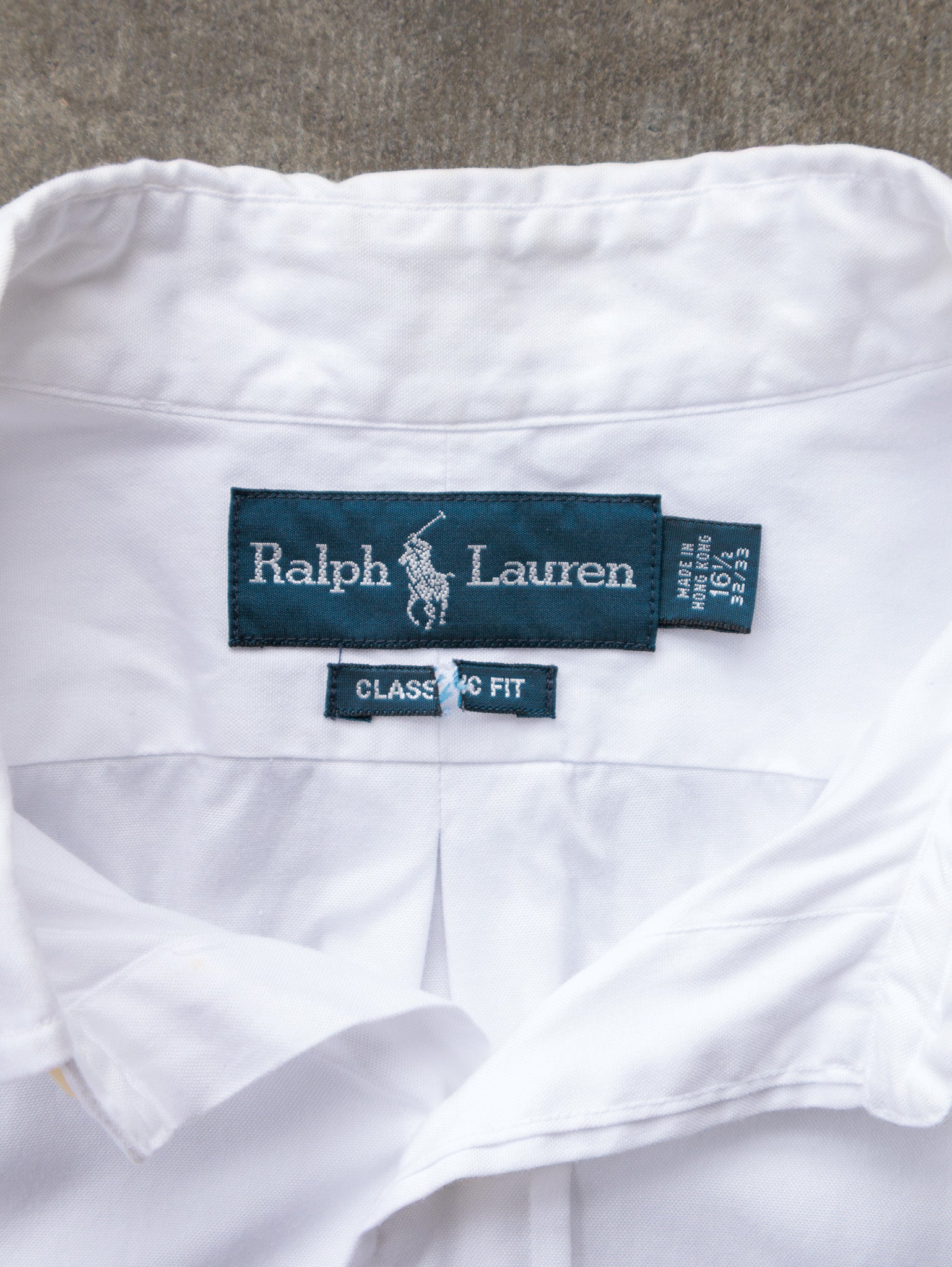 Vintage White Ralph Lauren Shirt (L)