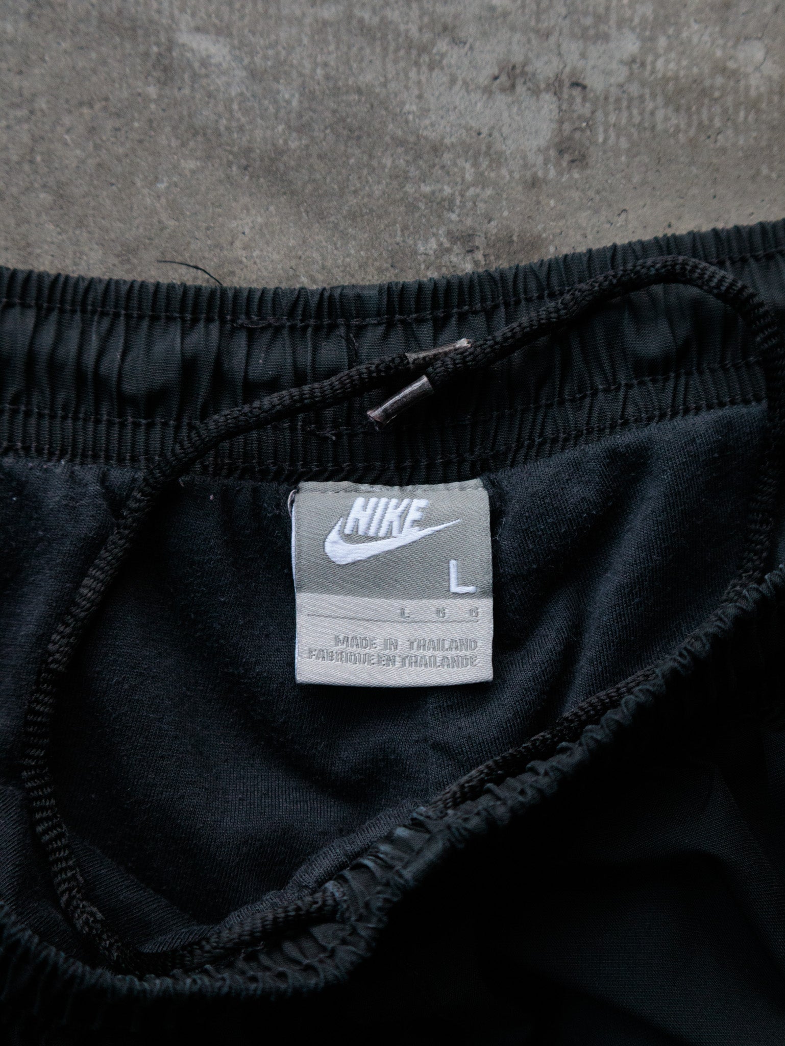 Vintage 00s Black Nike Track Pants (L)