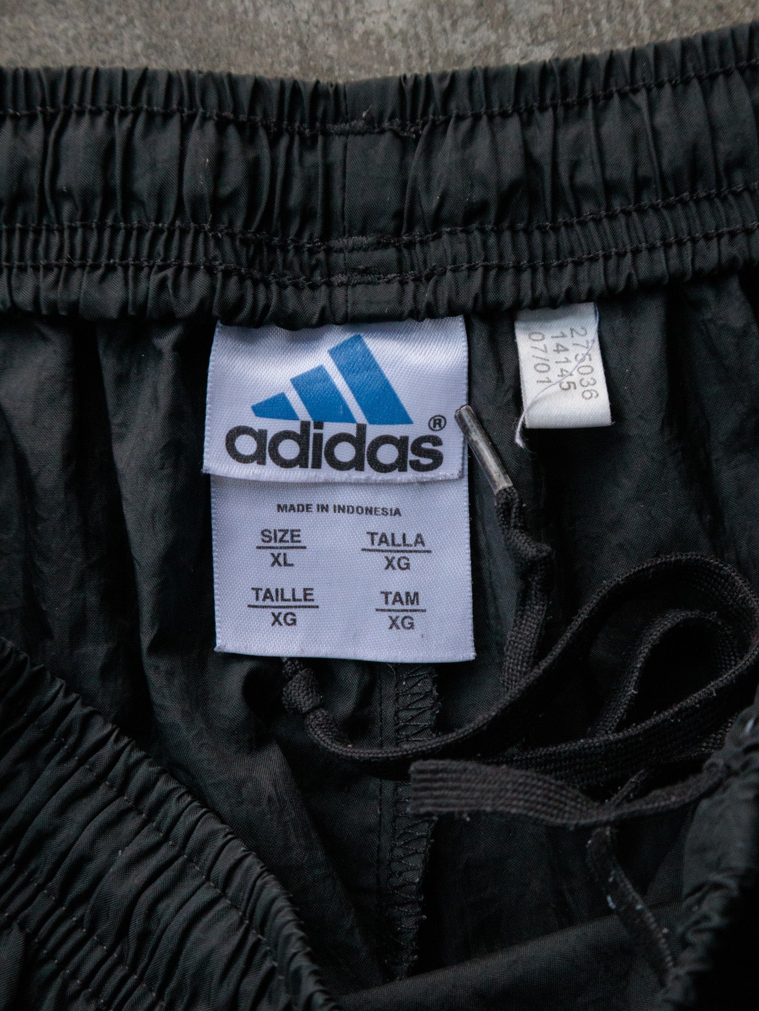 Vintage 00s Black Adidas Pants (XL)
