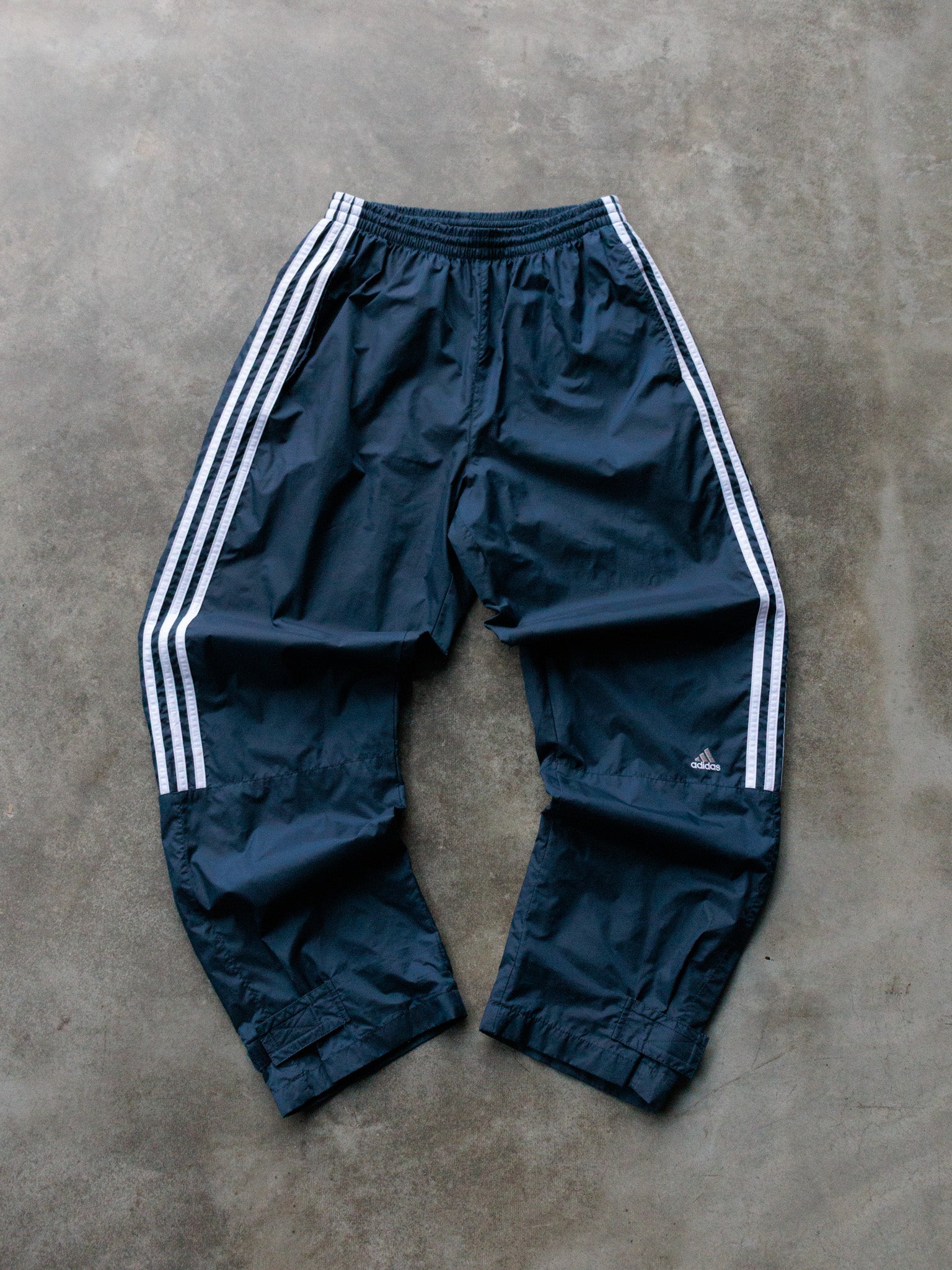 Vintage 00s Navy Adidas Track Pants (M)