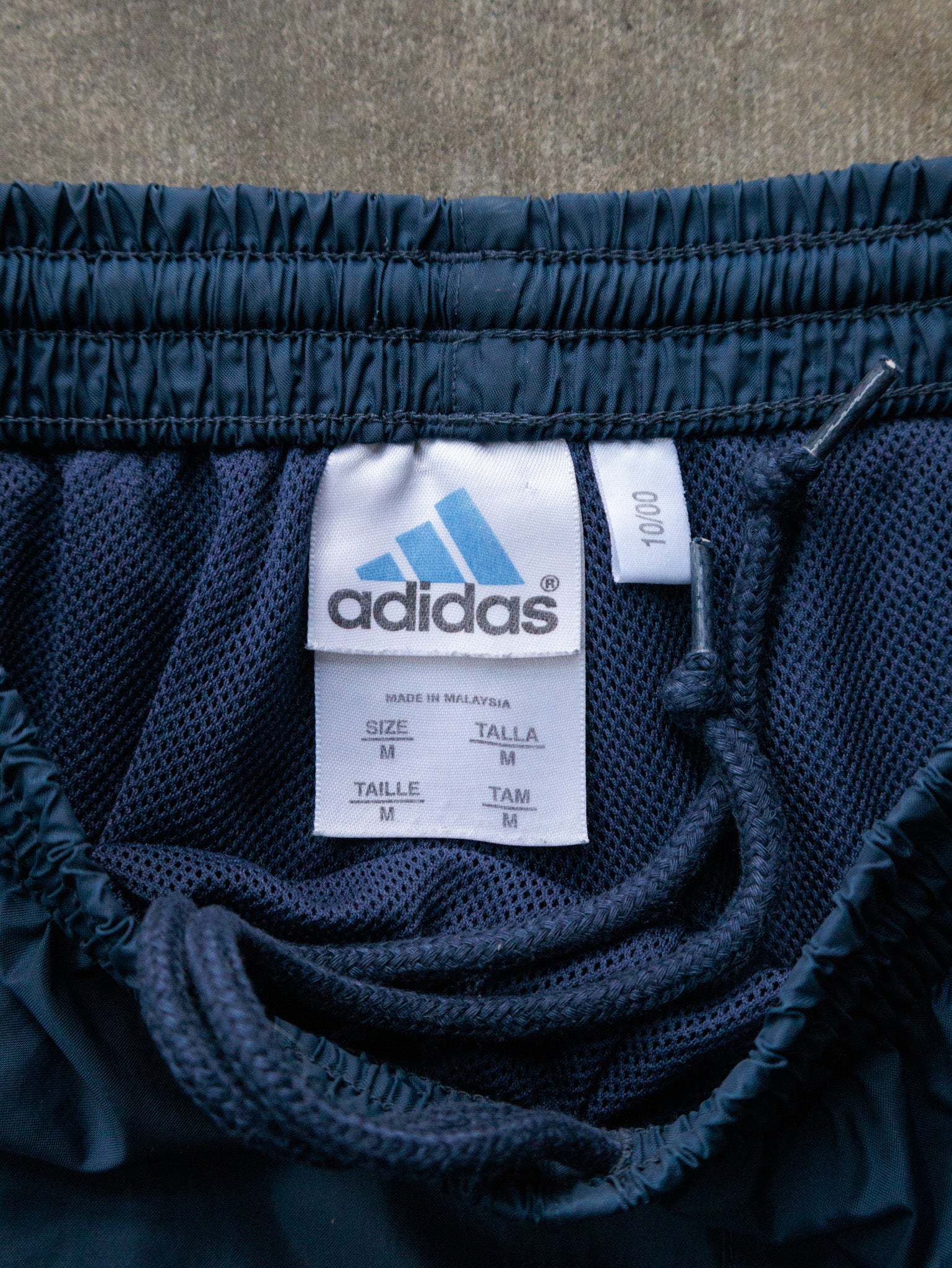Vintage 00s Navy Adidas Track Pants (M)