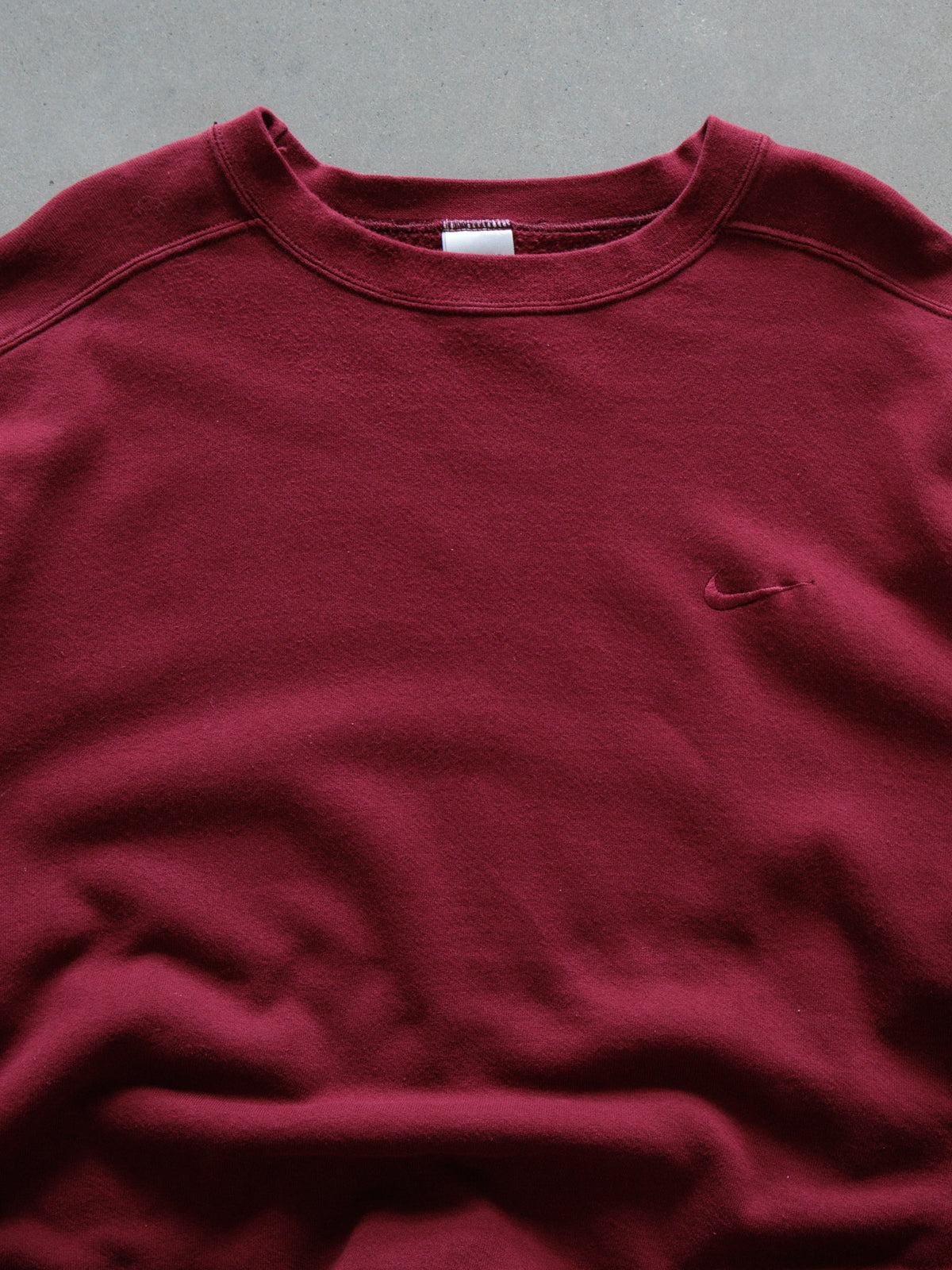 Vintage 90s Maroon Nike Sweatshirt (2XL)