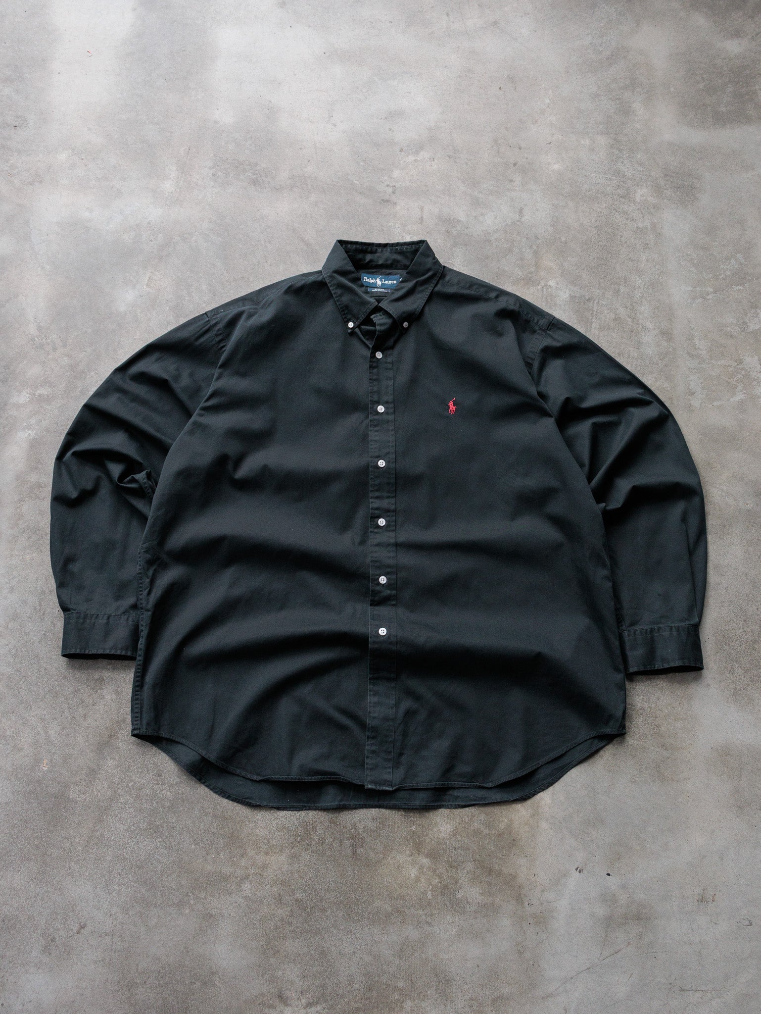 Vintage Black Ralph Lauren Blake Shirt (XL)