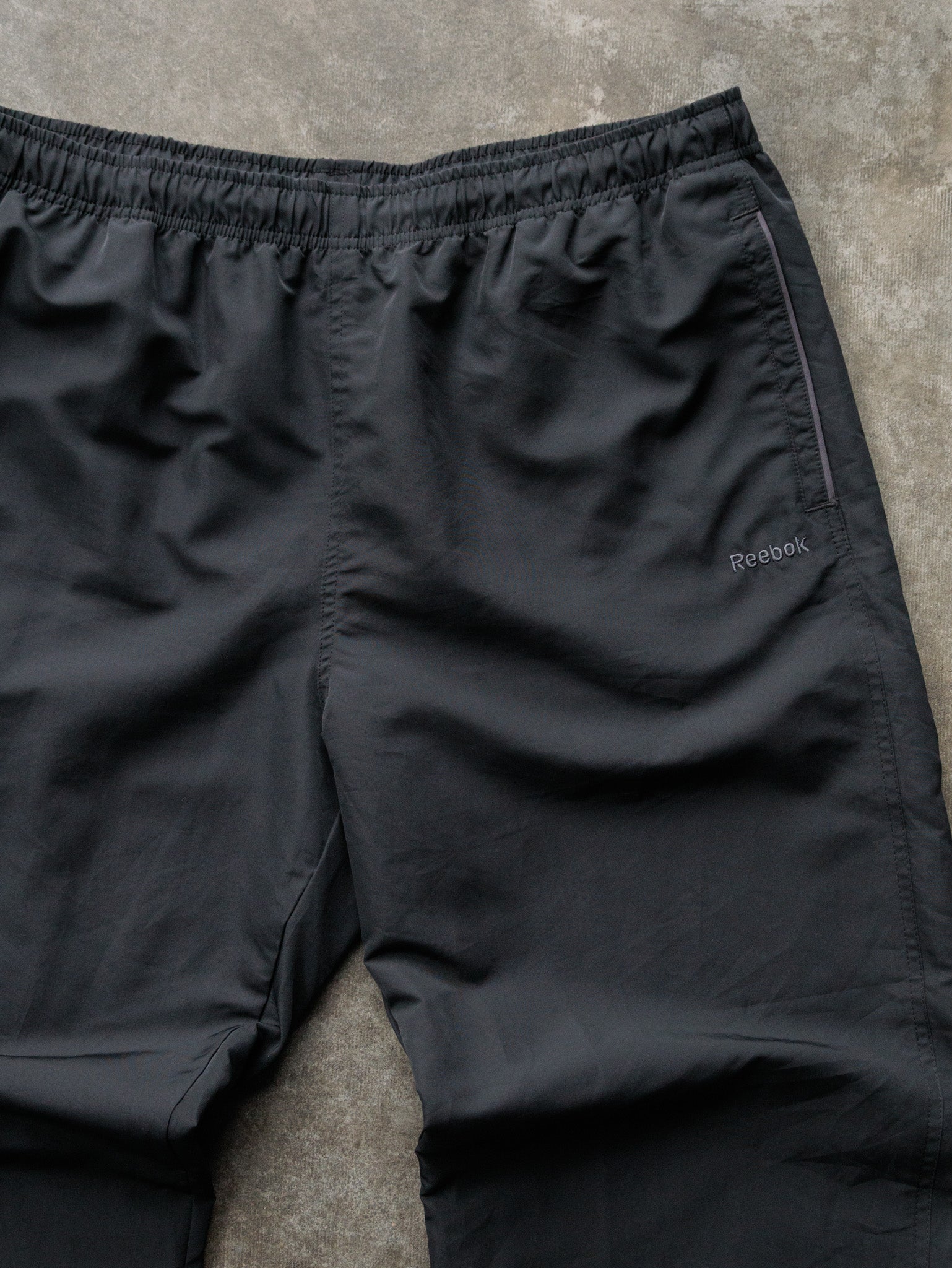 Vintage 00s Black Reebok Track Pants (XL)