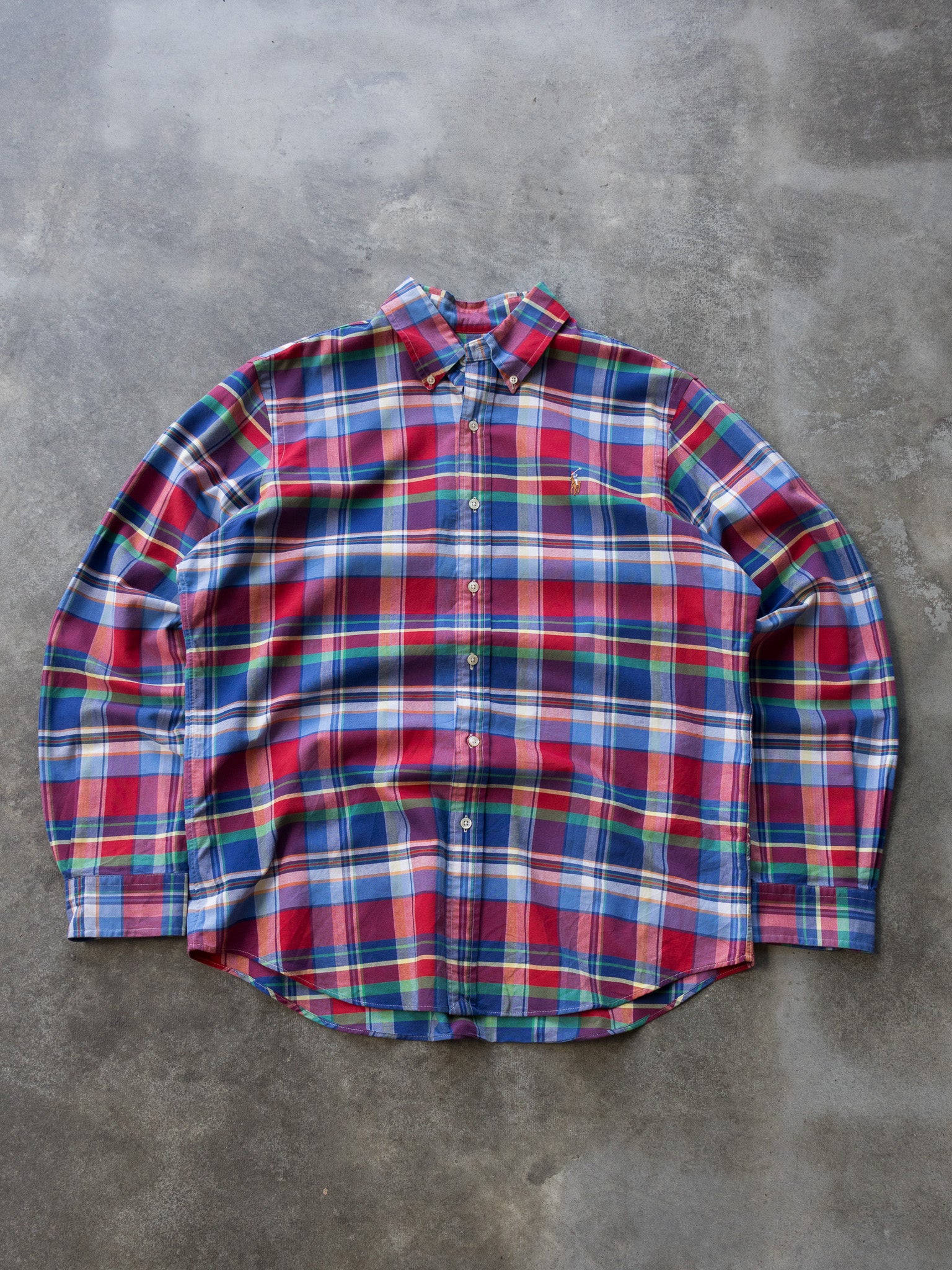Vintage Multi-Colour Ralph Lauren Plaid Shirt (L)