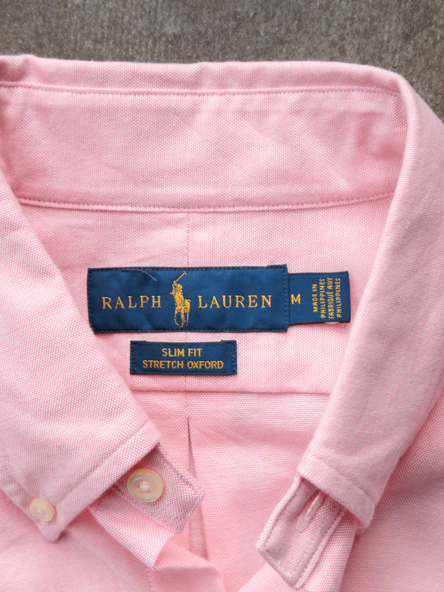 Vintage Pink Ralph Lauren Shirt (M)