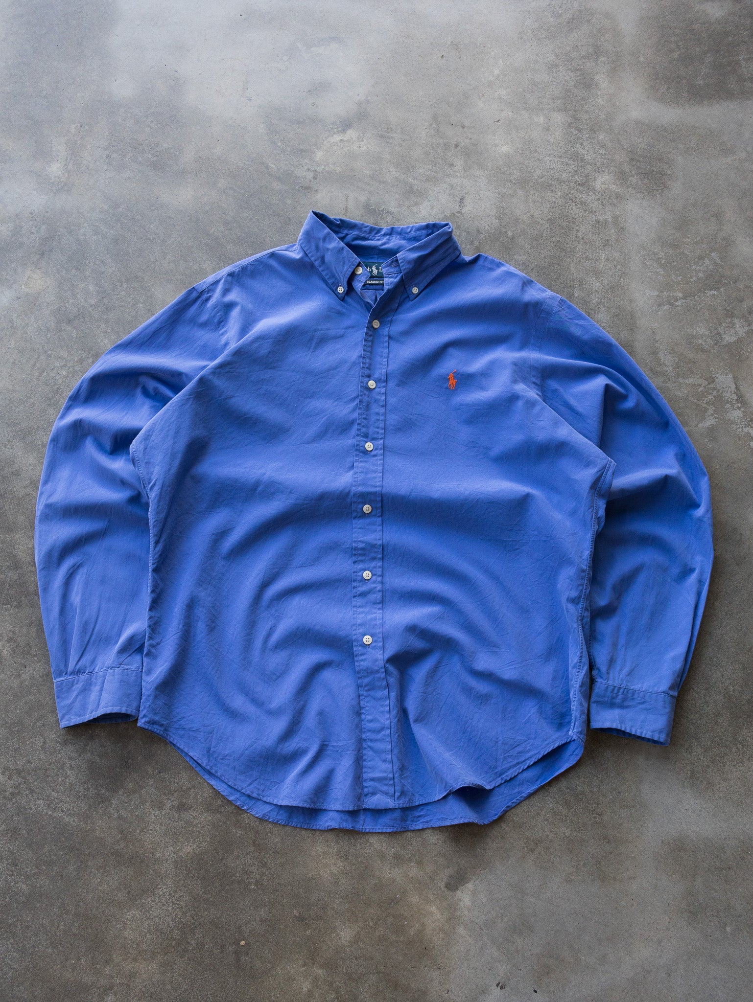 Vintage Blue Ralph Lauren Shirt (L)