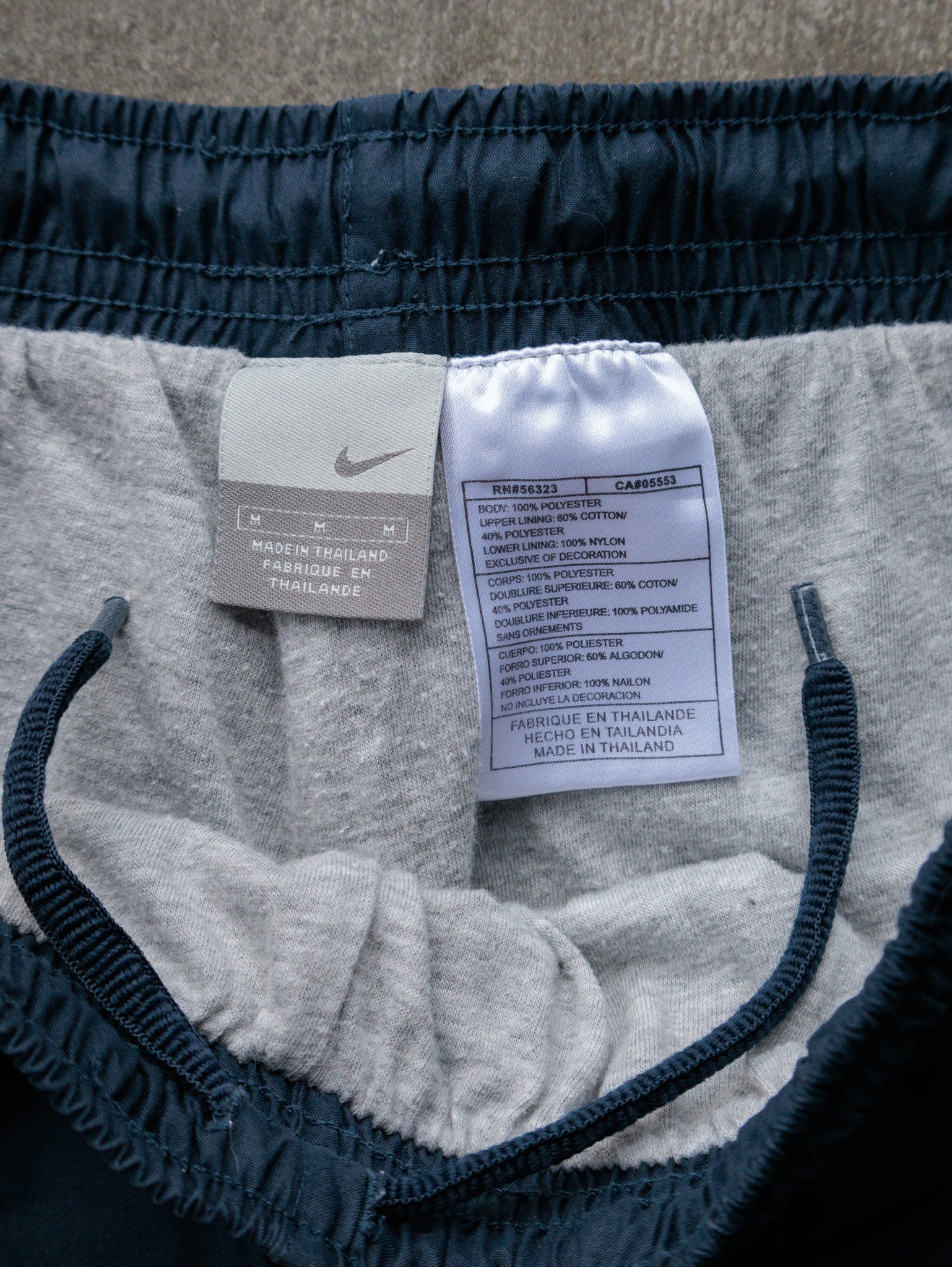 Vintage 00s Navy Nike Track Pants (M)