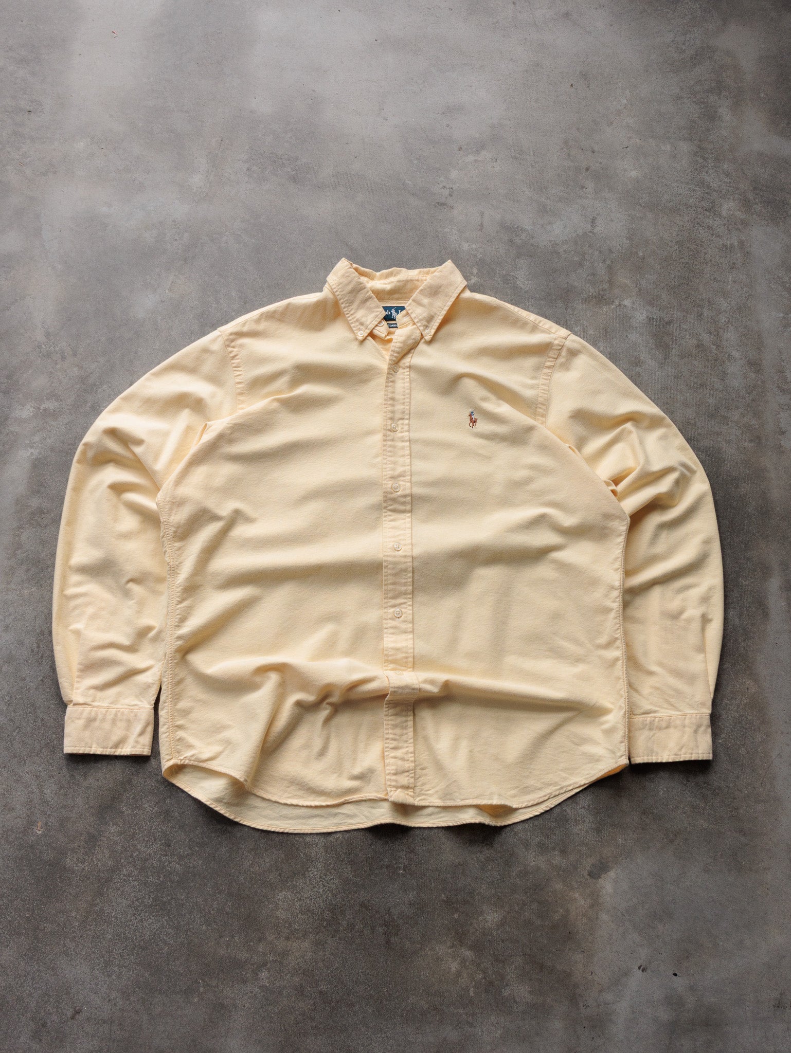 Vintage Yellow Ralph Lauren Shirt (L)