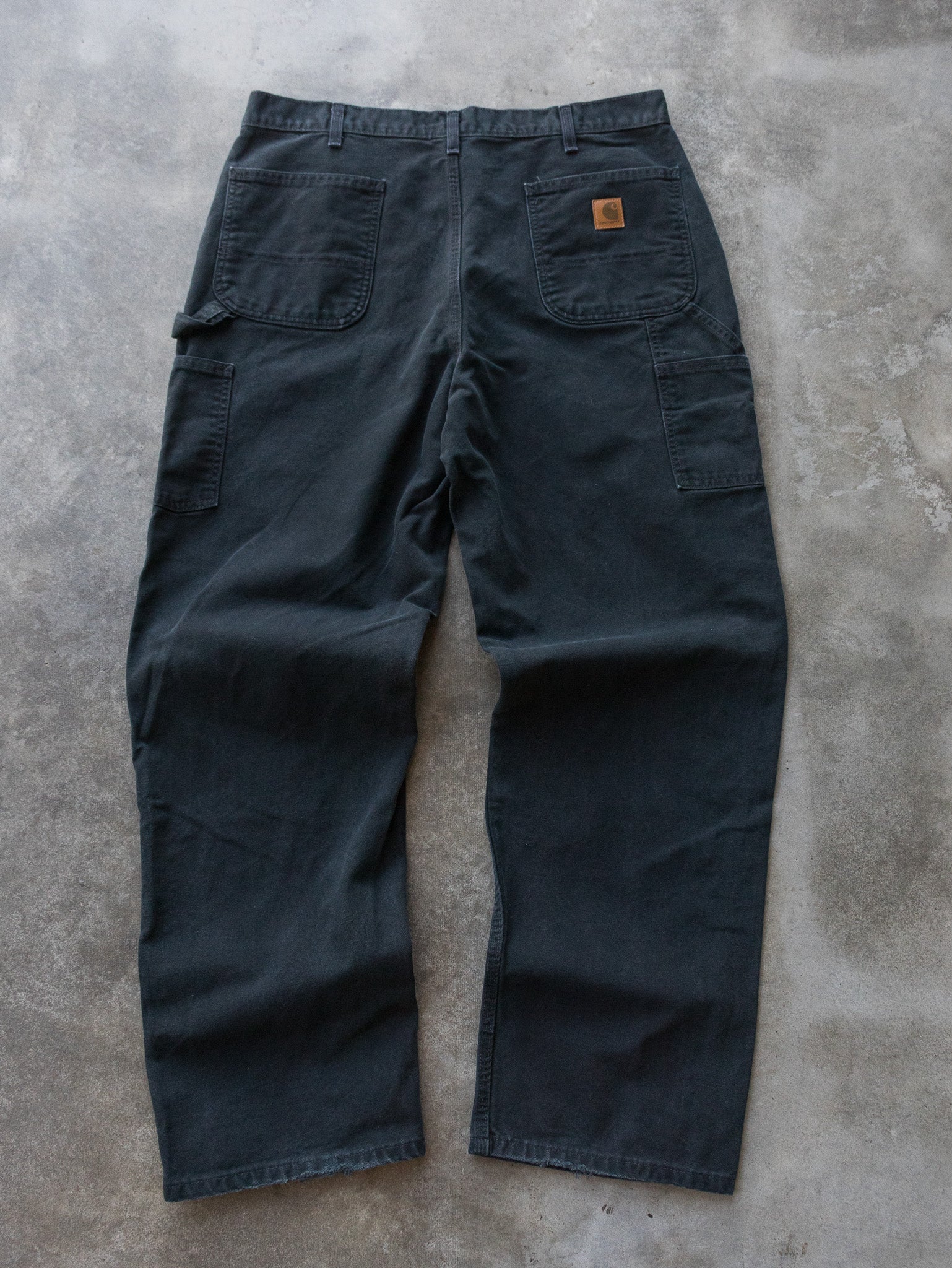Vintage Black Carhartt Carpenter Pants (W38)