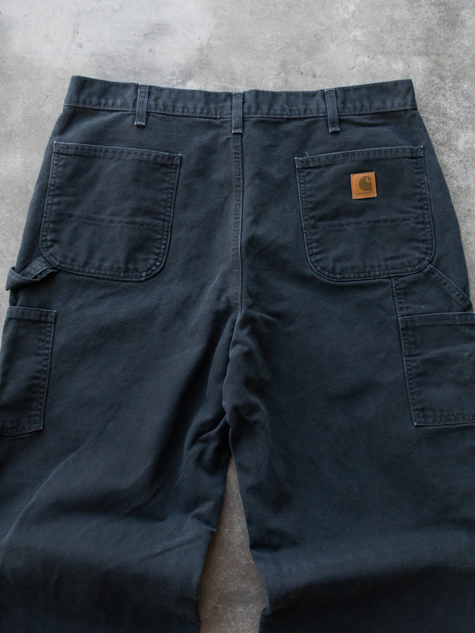Vintage Black Carhartt Carpenter Pants (W38)
