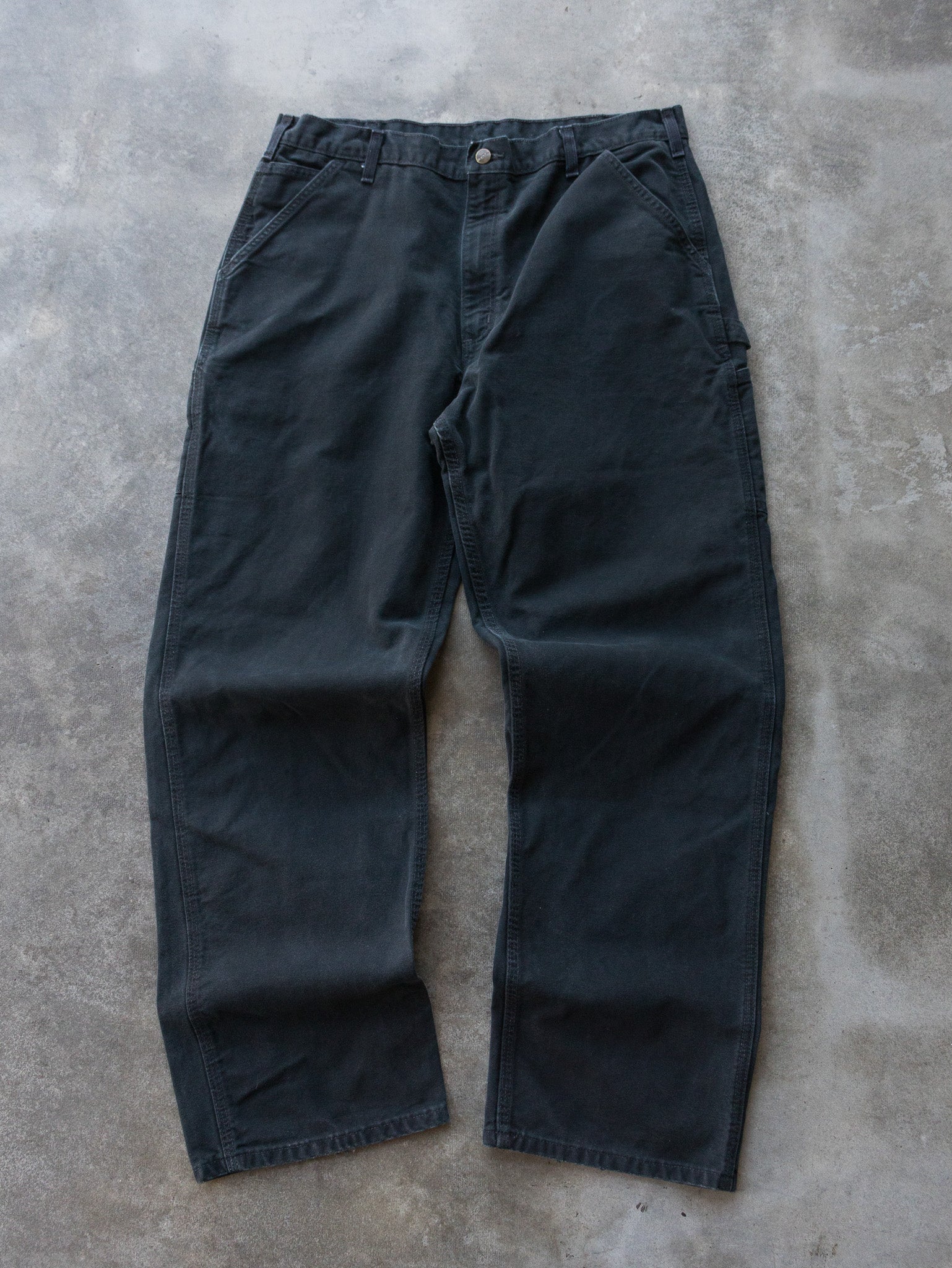 Vintage Black Carhartt Carpenter Pants (W38)