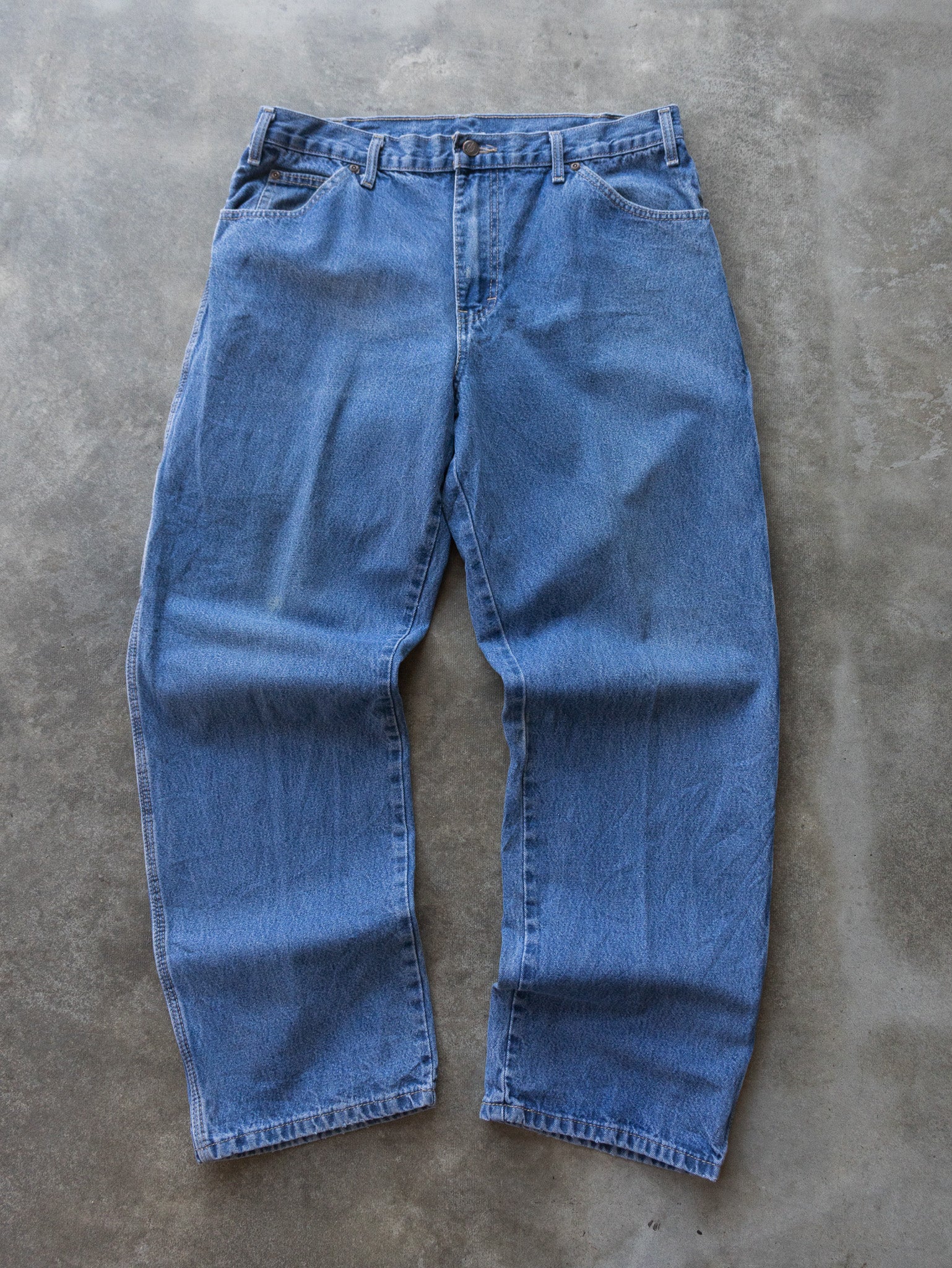 Vintage Blue Dickies Carpenter Jeans (W36)