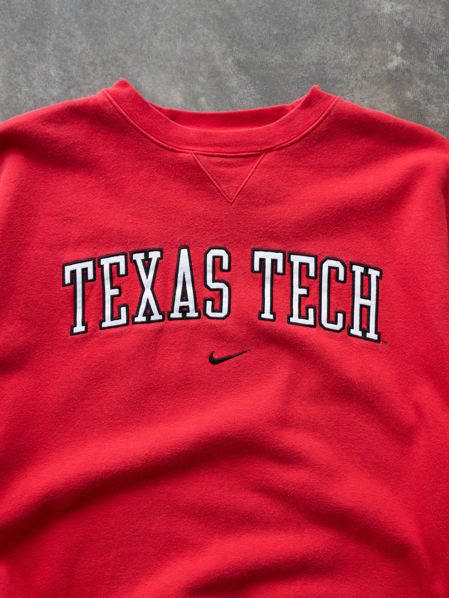 Vintage Red Nike Texas Tech Sweatshirt (M)