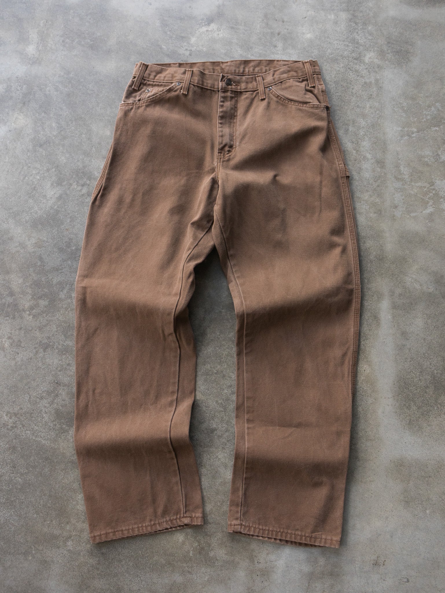 Vintage Brown Dickies Carpenter Pants (W34)
