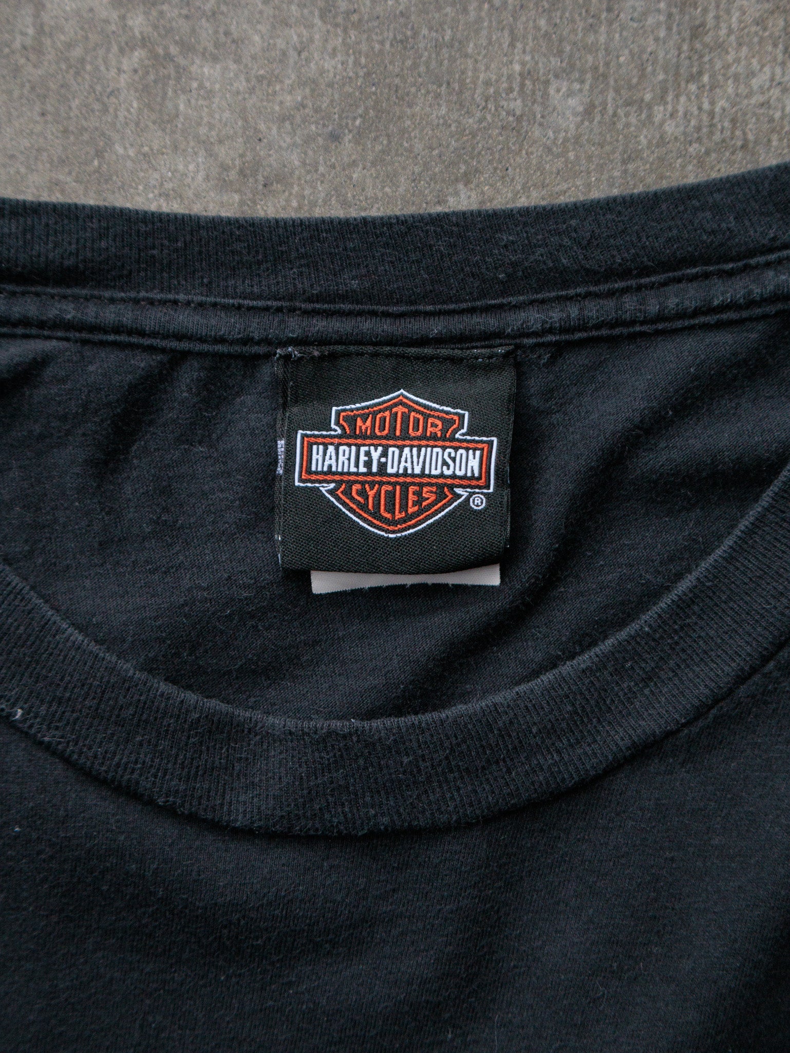 Vintage Black Harley-Davidson Jamaica Tee (XL)