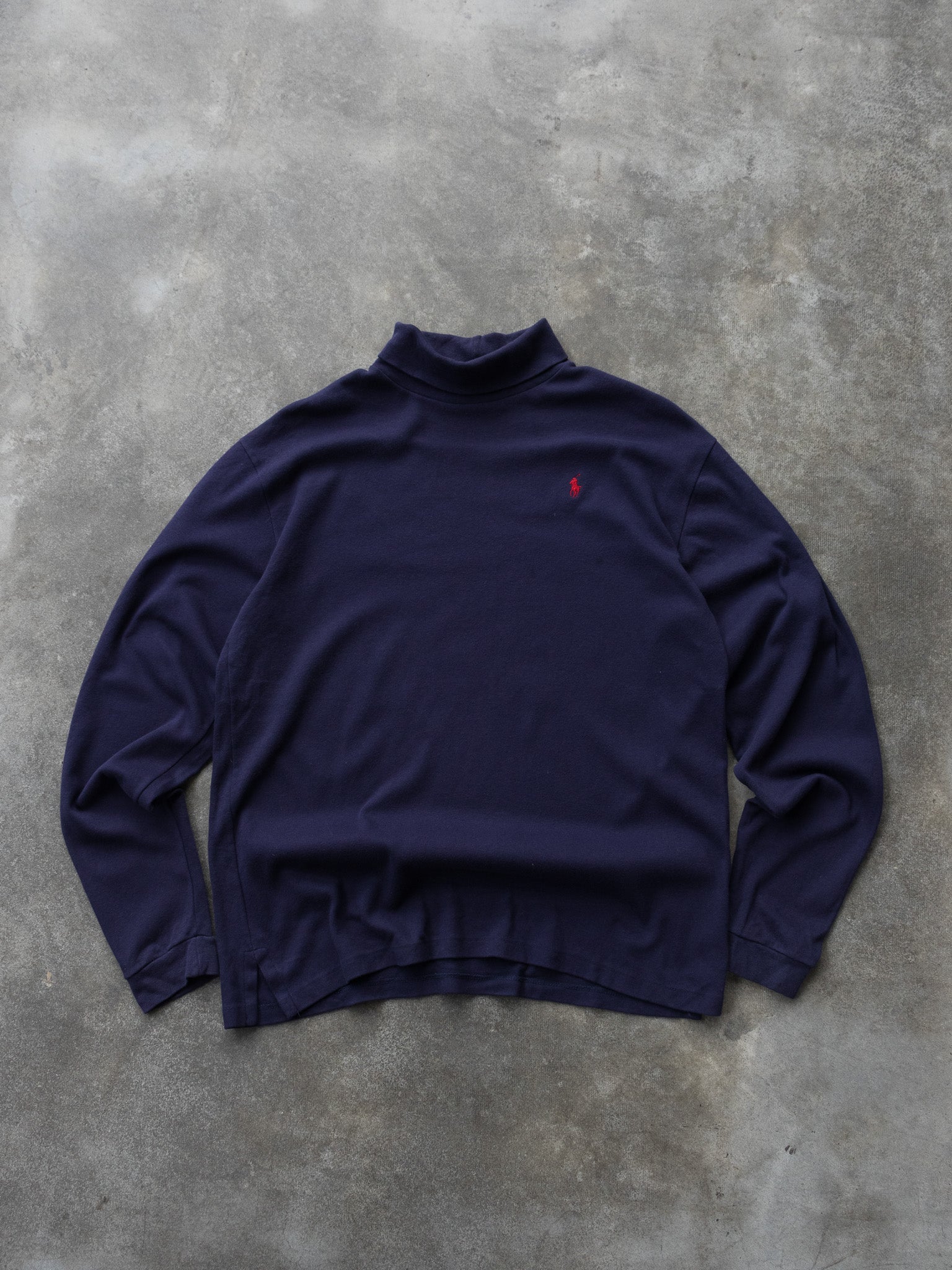 Vintage Polo Ralph Lauren Mock Neck Long Sleeve (L)