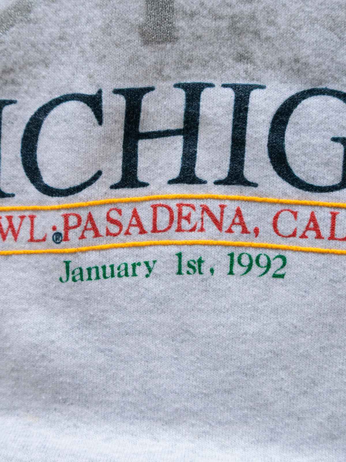 Vintage 1992 Grey Michigan Rose Bowl Sweatshirt (XL)
