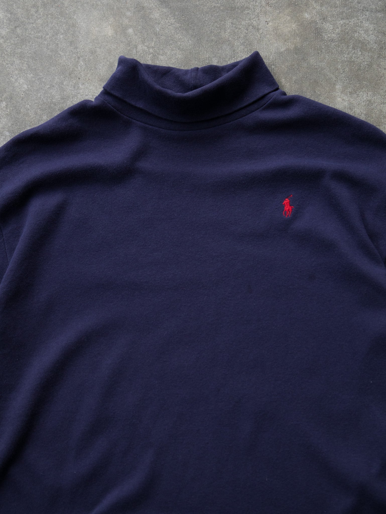 Vintage Polo Ralph Lauren Mock Neck Long Sleeve (L)