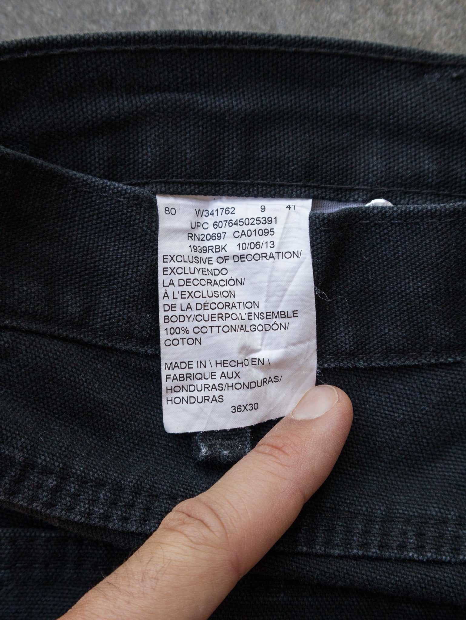 Vintage Black Dickies Carpenter Pants (W36)