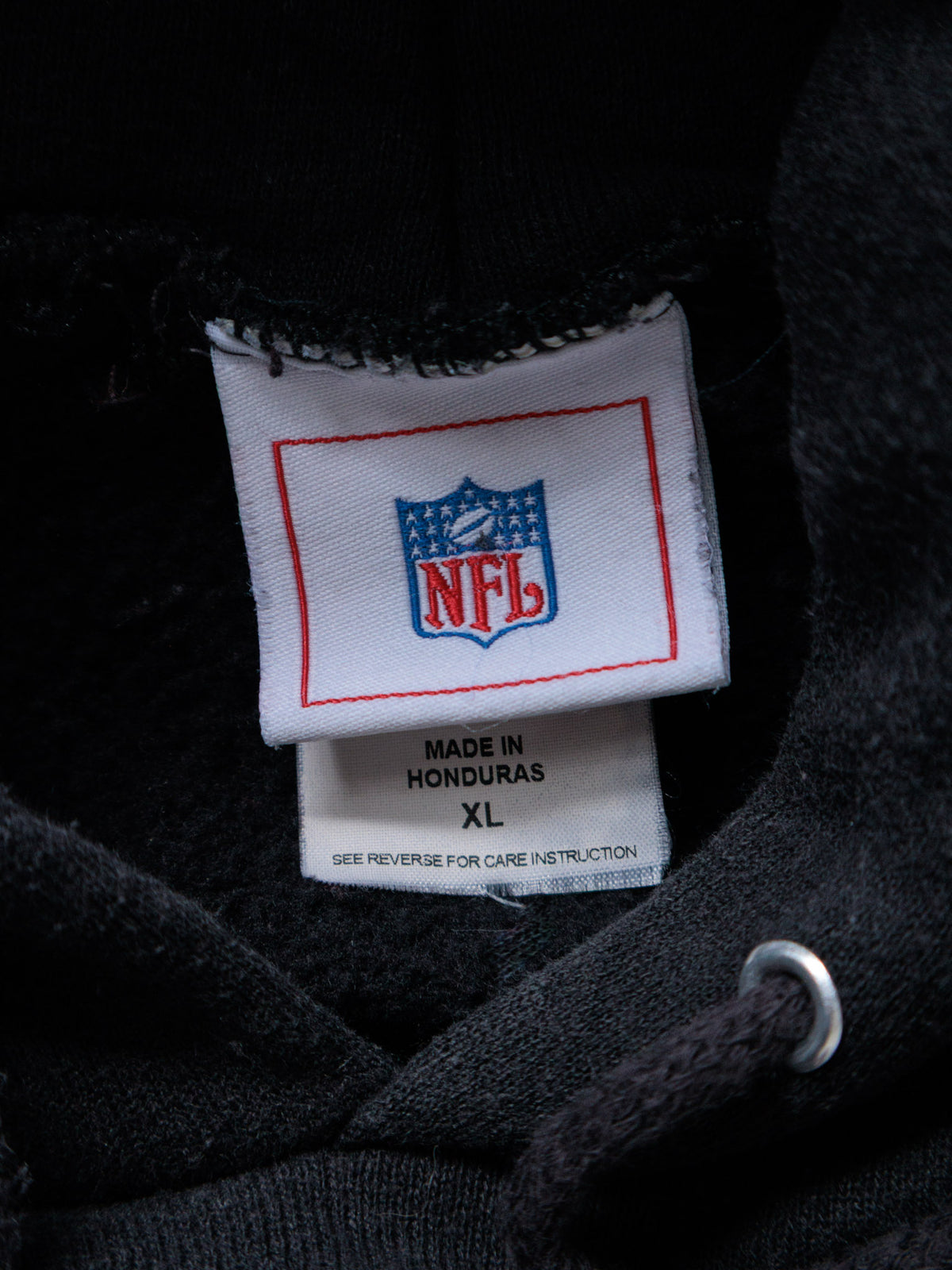 Vintage Black Pittsburgh Steelers Football Hoodie (XL)