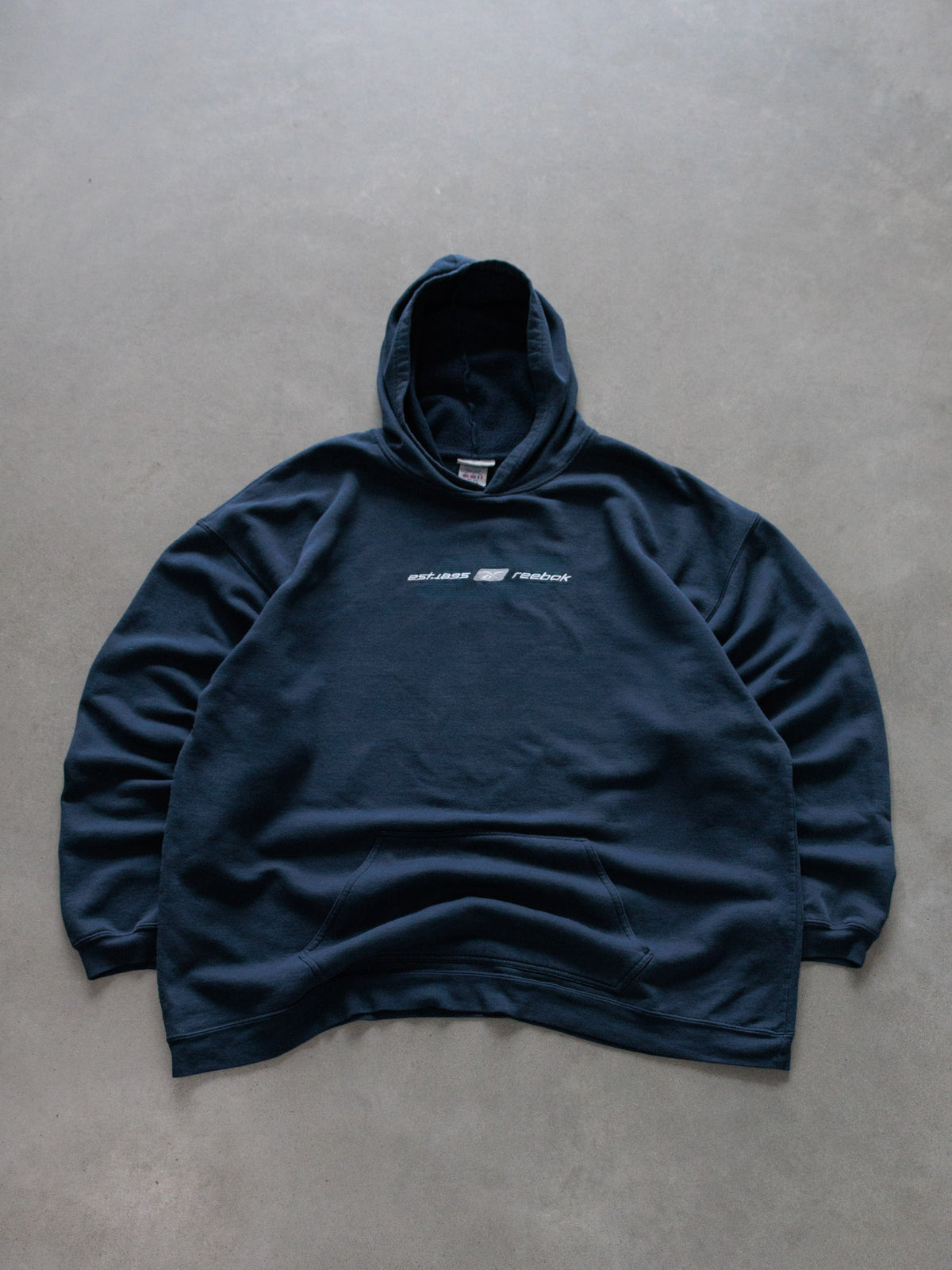 Vintage 00s Navy Reebok Hoodie (2XL)