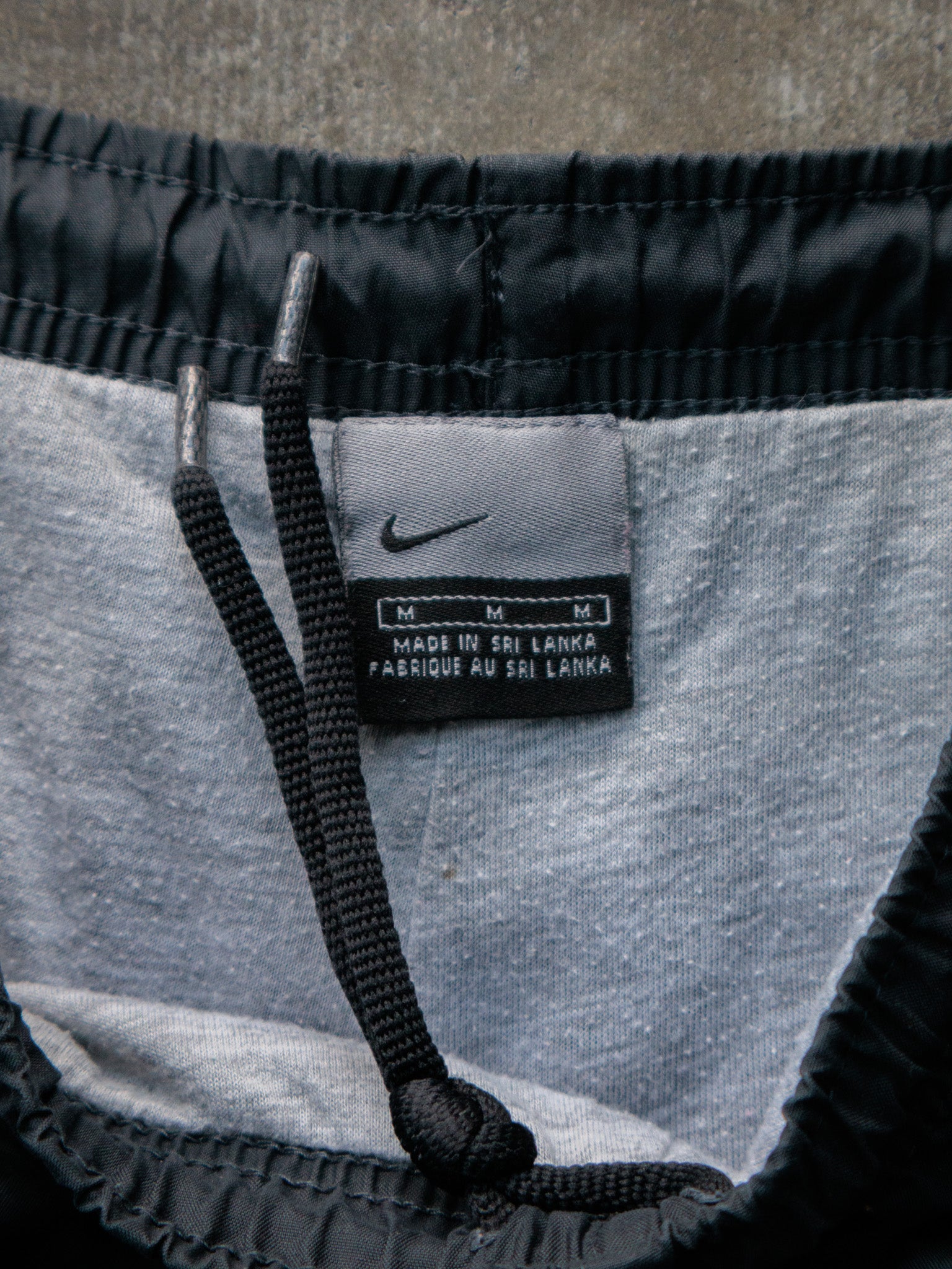 Vintage 00s Black Nike Track Pants (M)