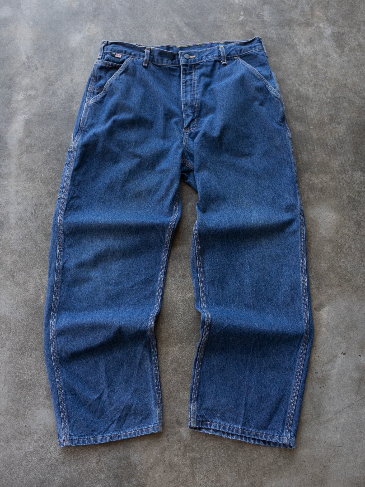 Vintage Blue Carhartt Carpenter Jeans (W36)