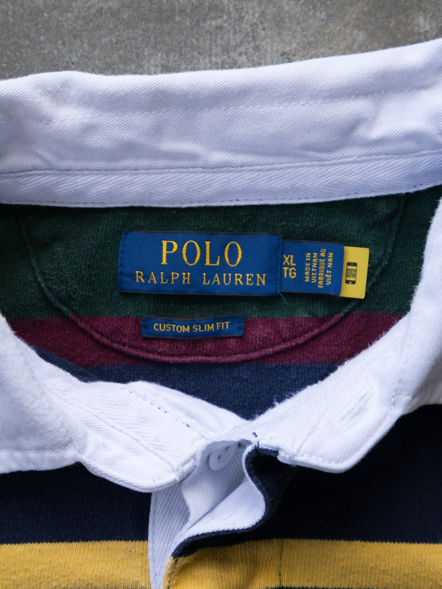 Vintage 00s Polo Ralph Lauren Rugby Shirt (XL)
