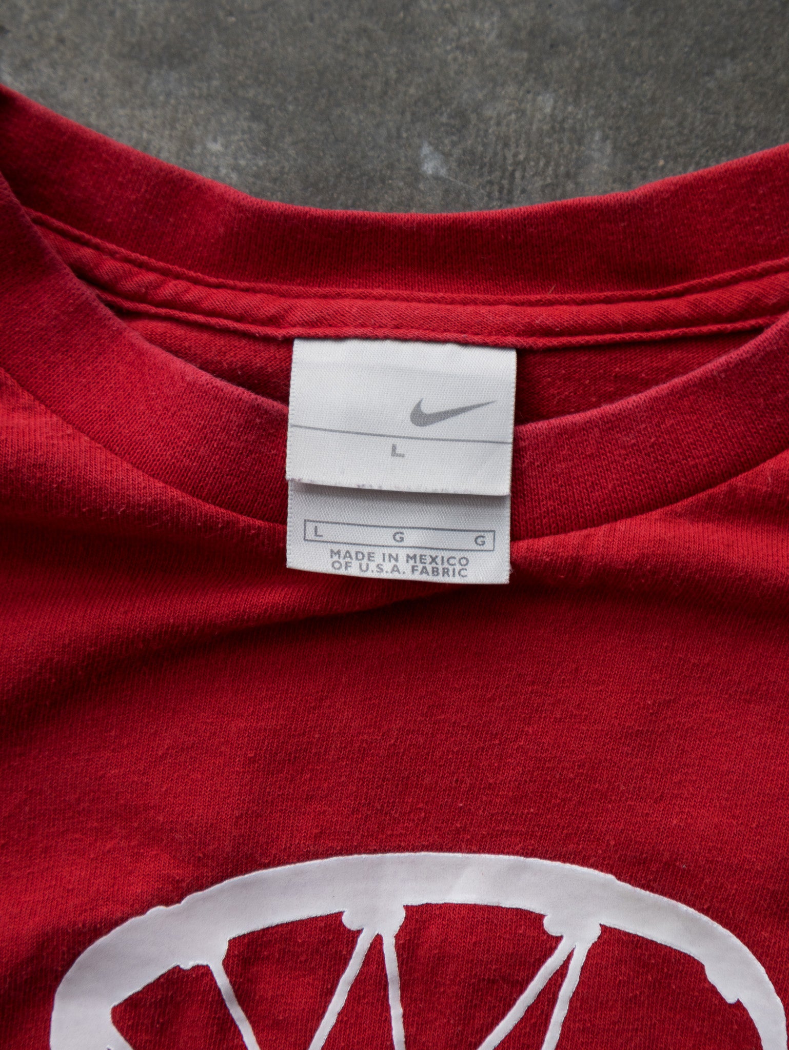 Vintage Red Nike Basketball Long Sleeve (L)
