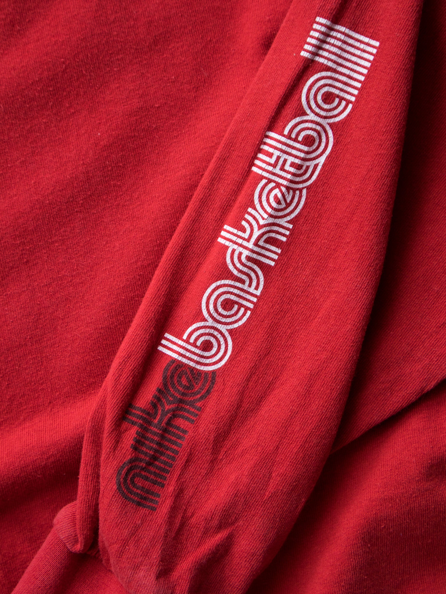 Vintage Red Nike Basketball Long Sleeve (L)