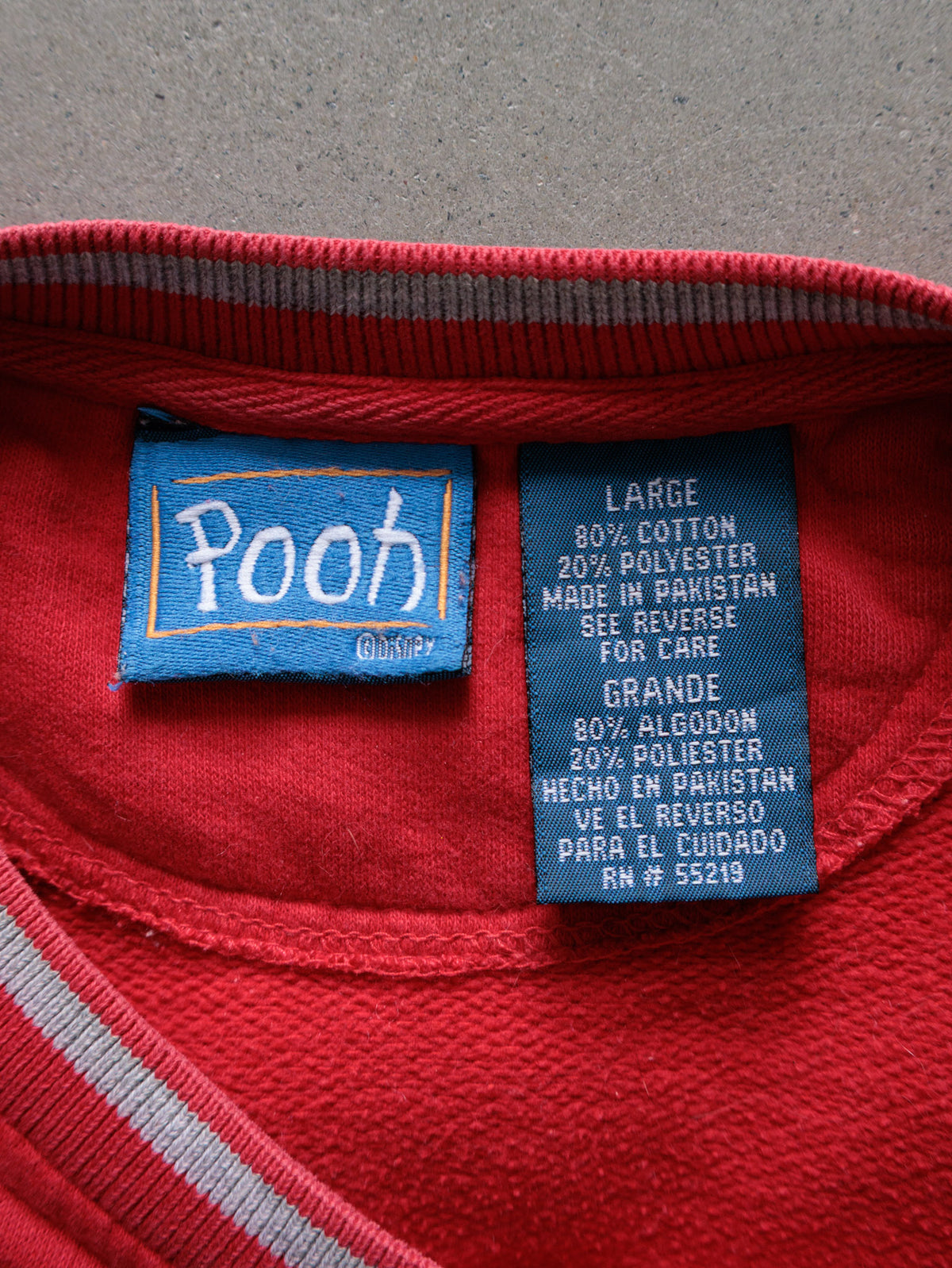 Vintage 90s Red Disney Tigger Sweatshirt (L)