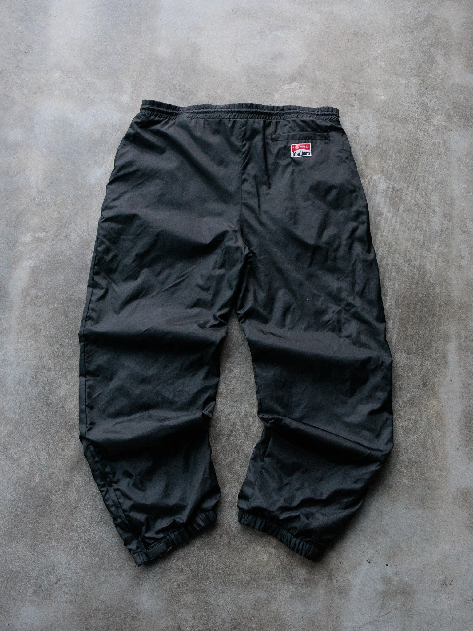 Vintage 90s Black Marlboro Unlimited Pants (L)