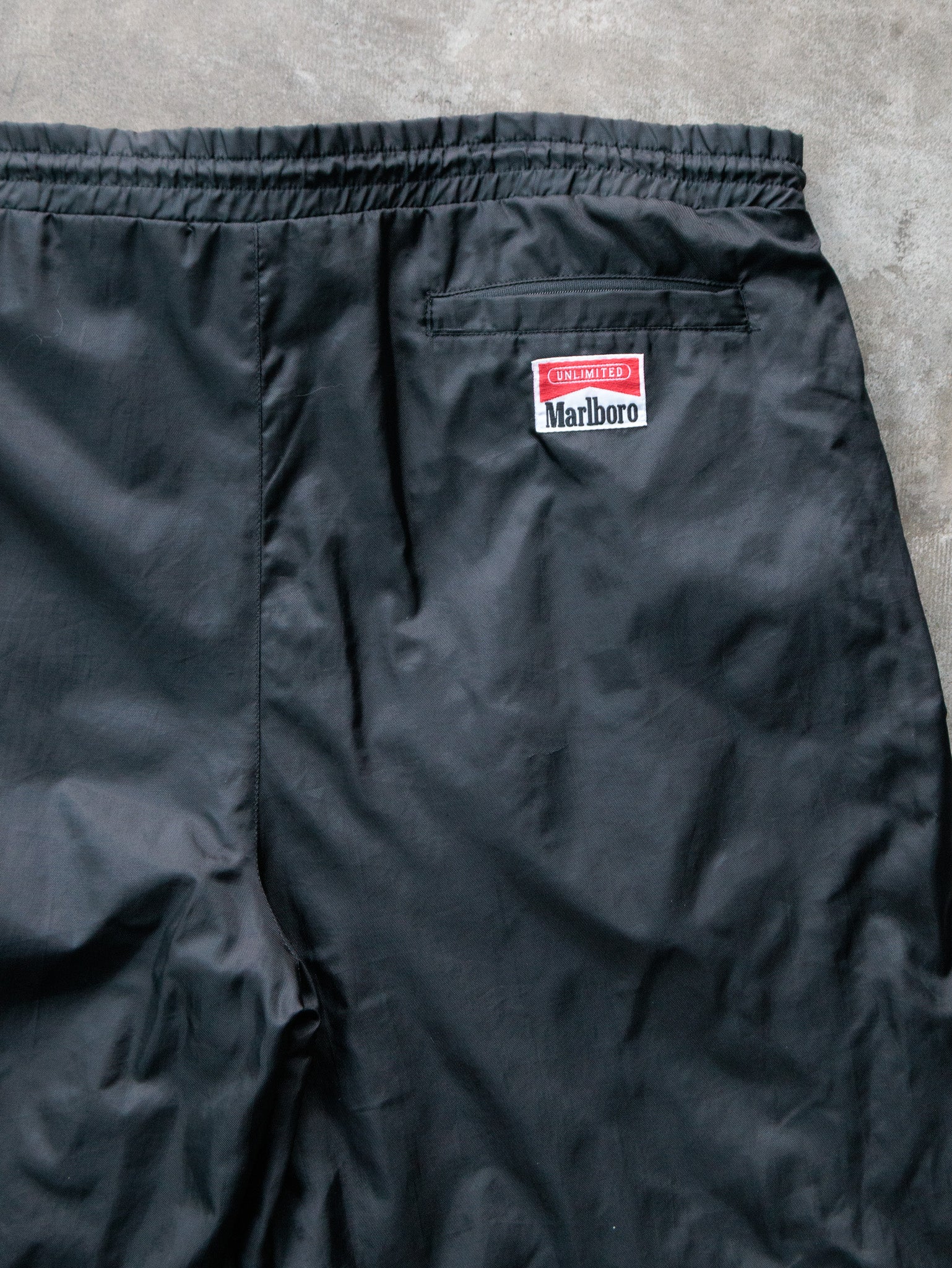 Vintage 90s Black Marlboro Unlimited Pants (L)