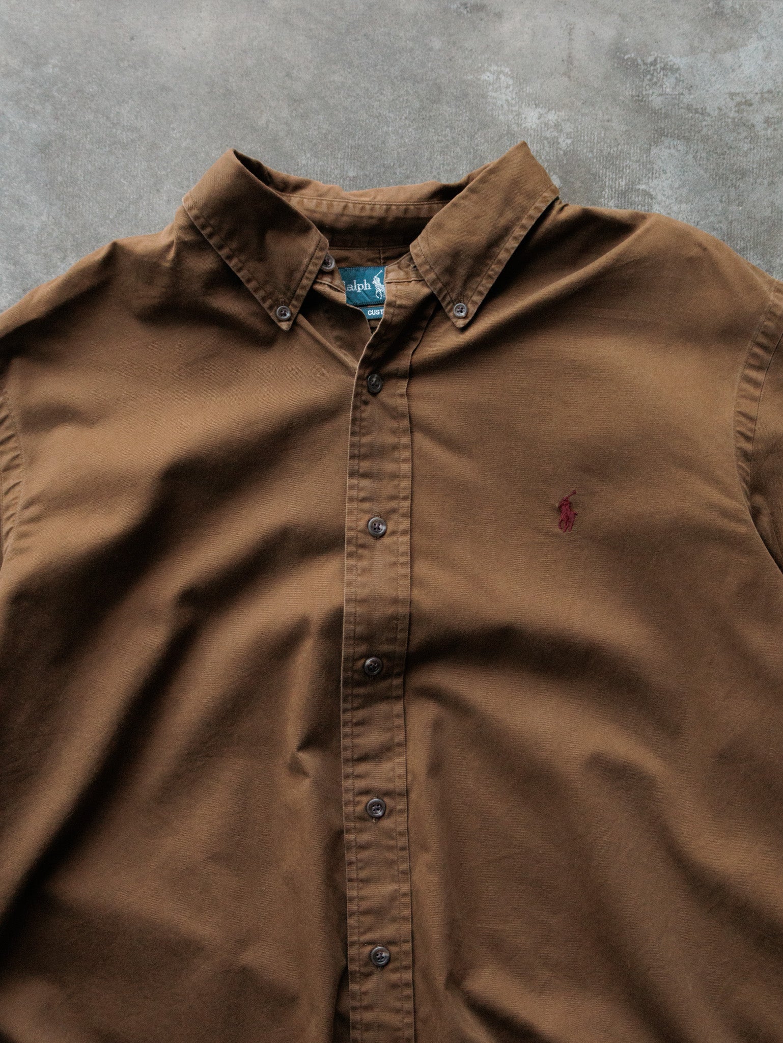 Vintage 00s Brown Ralph Lauren Shirt (XL)