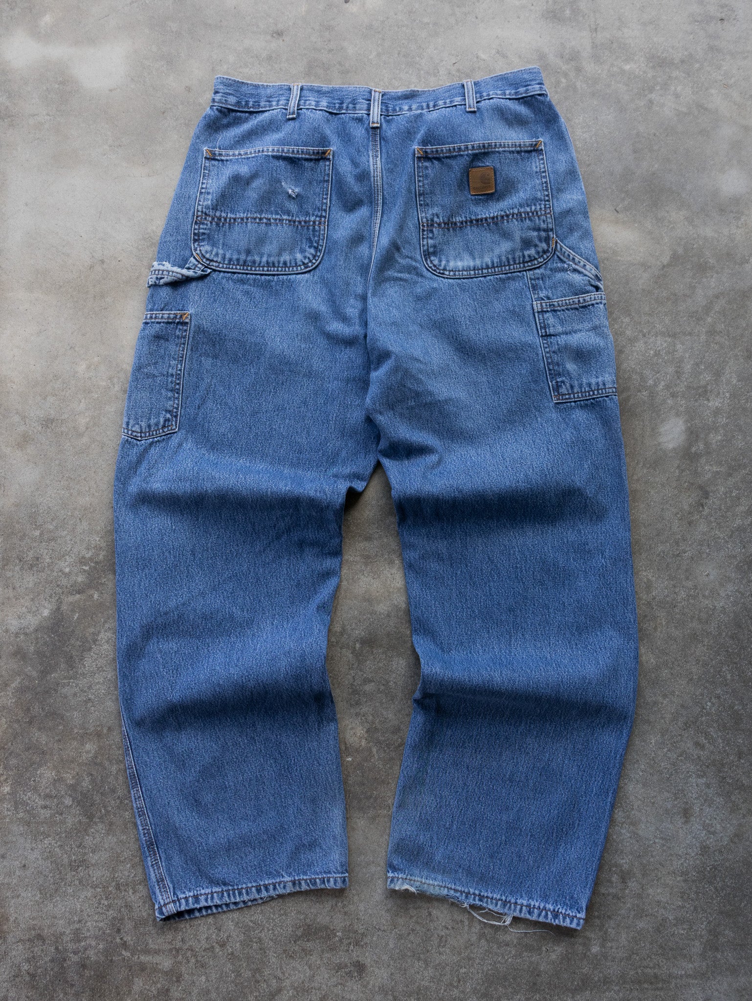 Vintage Blue Carhartt Carpenter Jeans (W36)