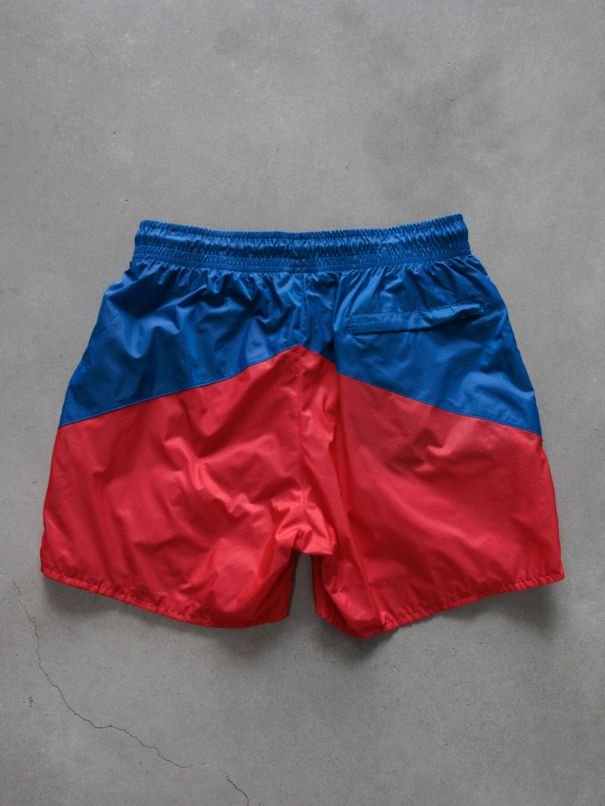 Vintage Blue Nike Colourblock Swim Shorts (S)