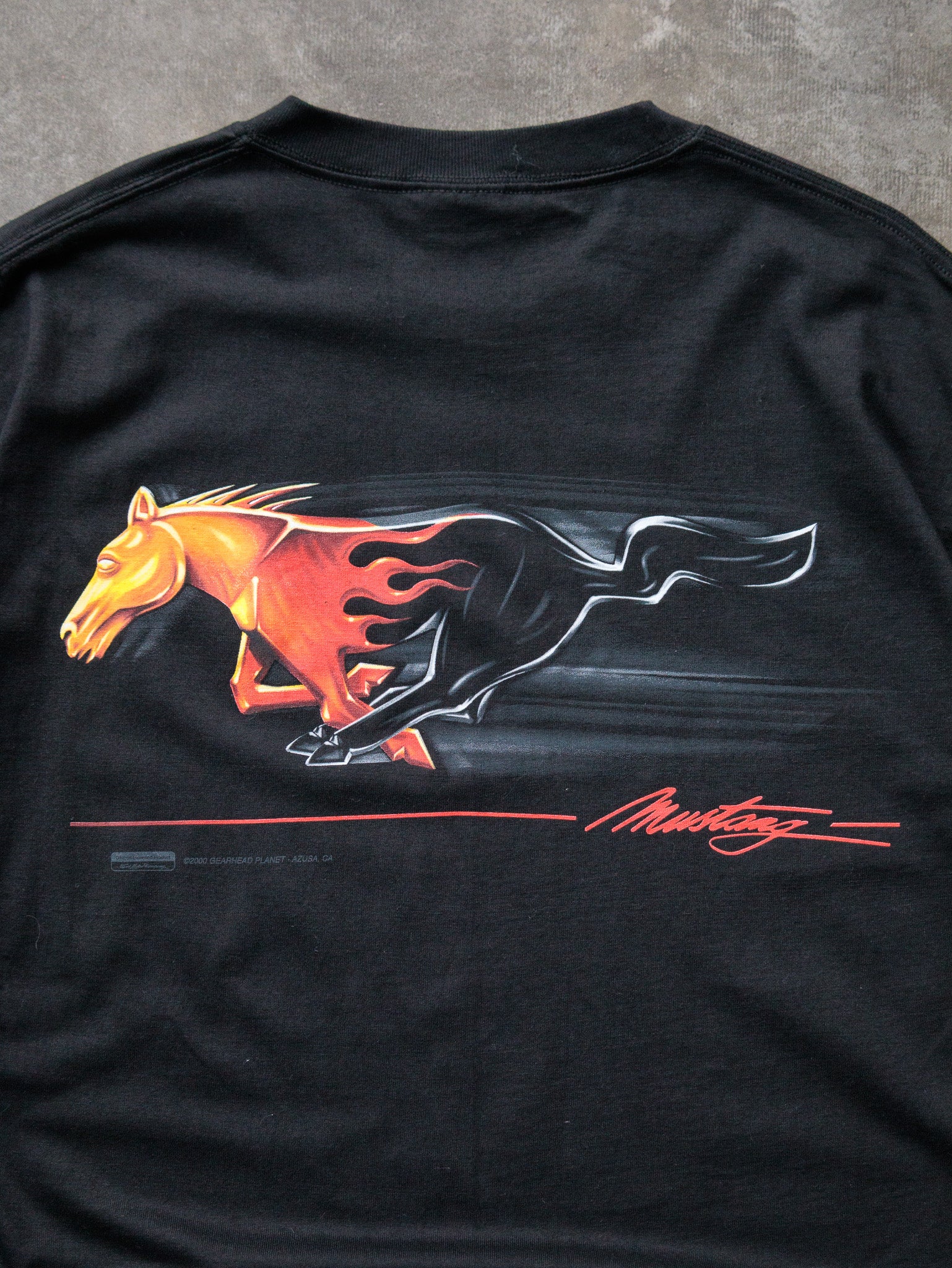 Vintage 2000 Black Ford Mustang Tee (L)