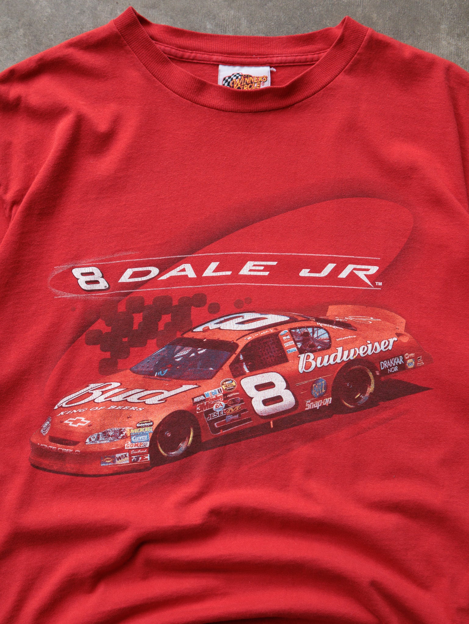 Vintage 2005 Red NASCAR Dale Jr Tee (-)