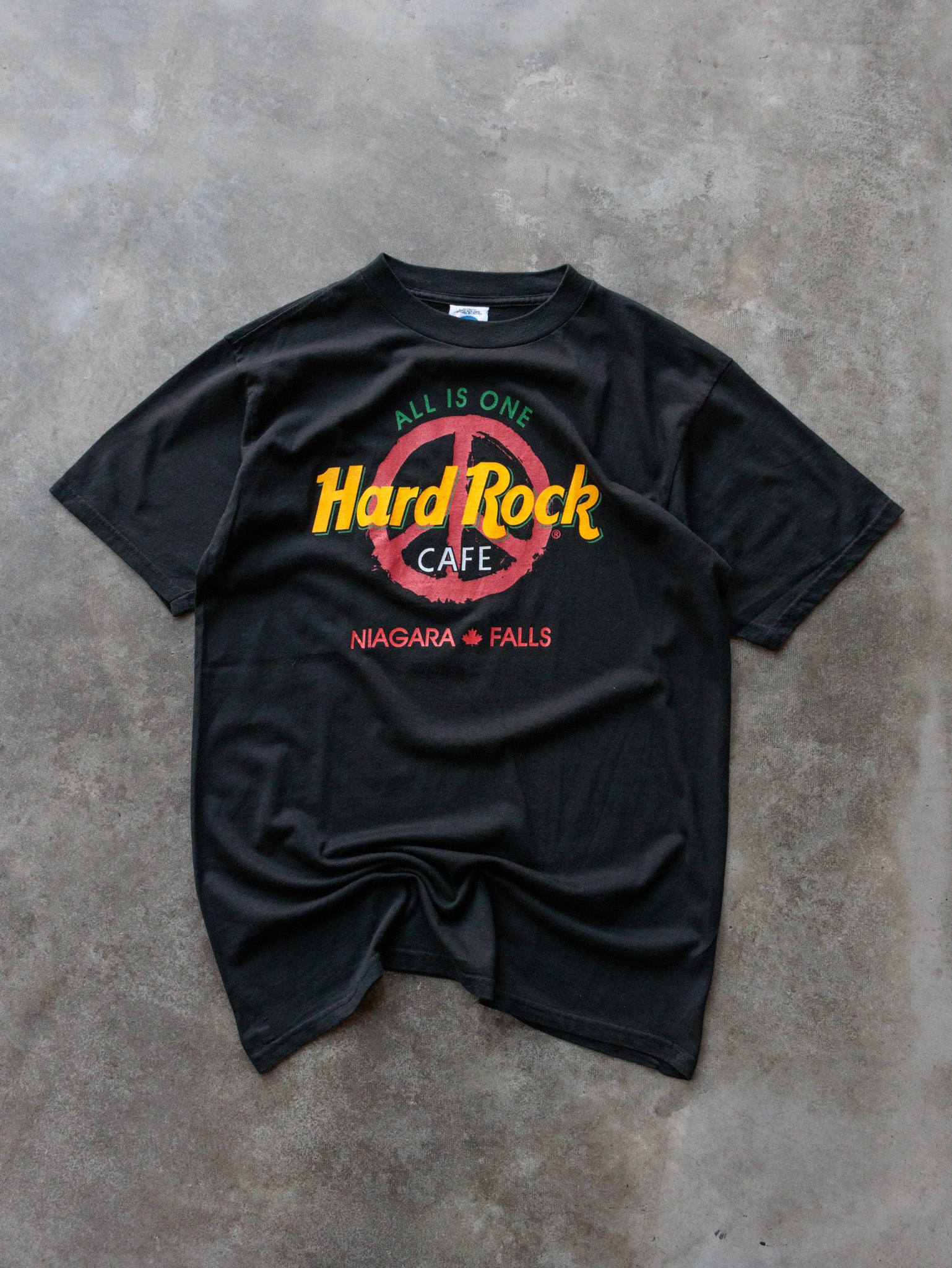 Vintage Black Hard Rock Cafe Niagara Falls Tee (L)