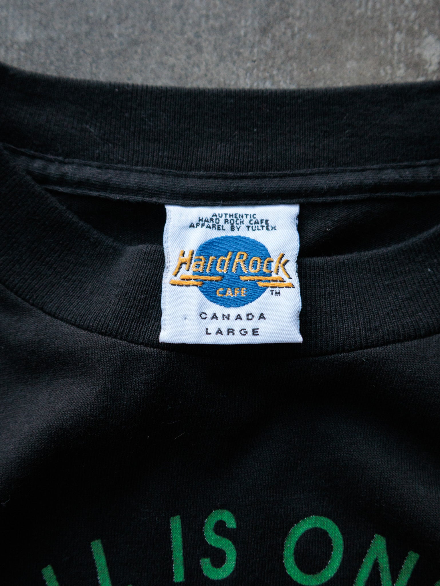 Vintage Black Hard Rock Cafe Niagara Falls Tee (L)