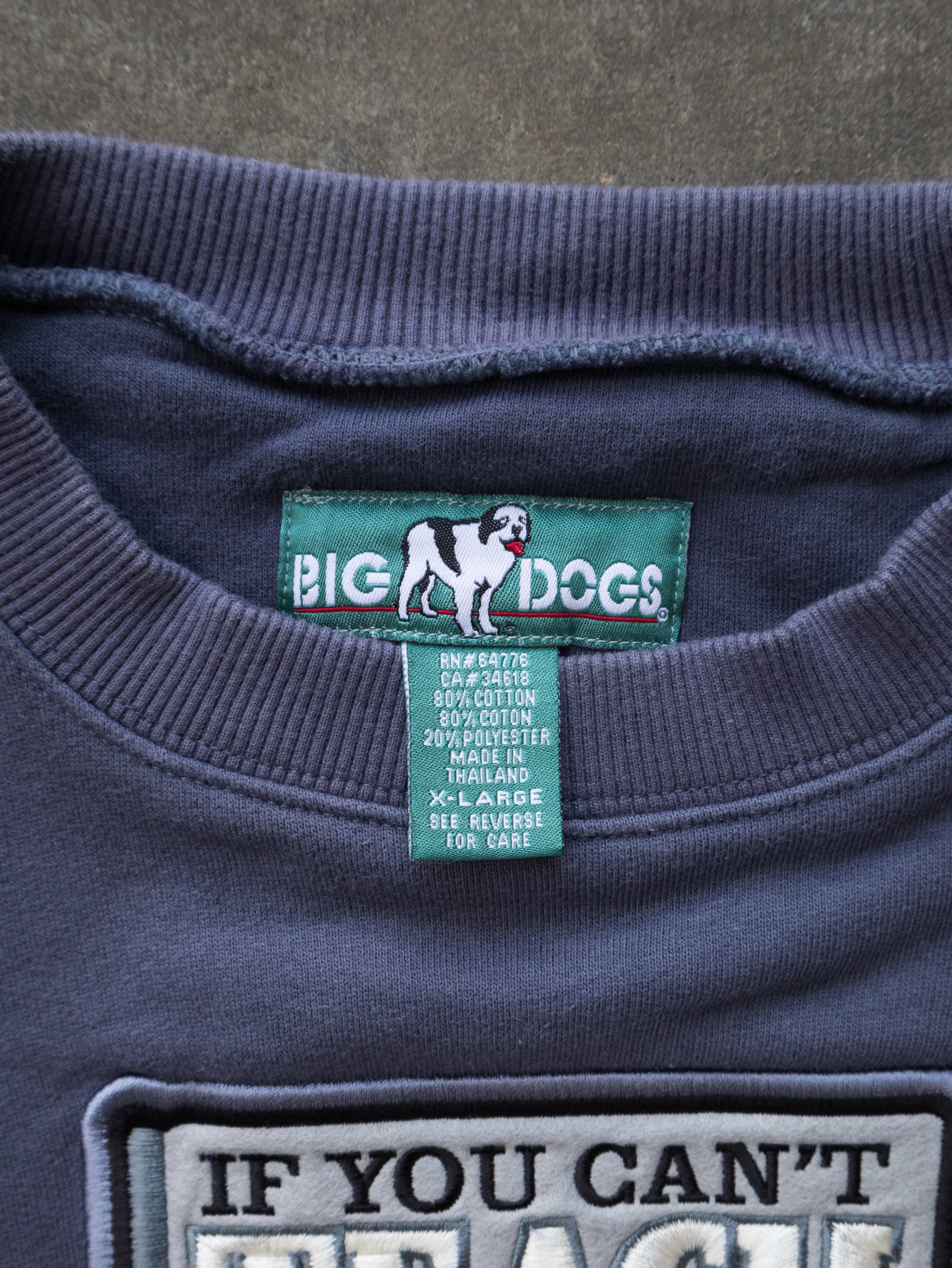 Vintage Teach With the Big Dogs Sweatshirt (XL)
