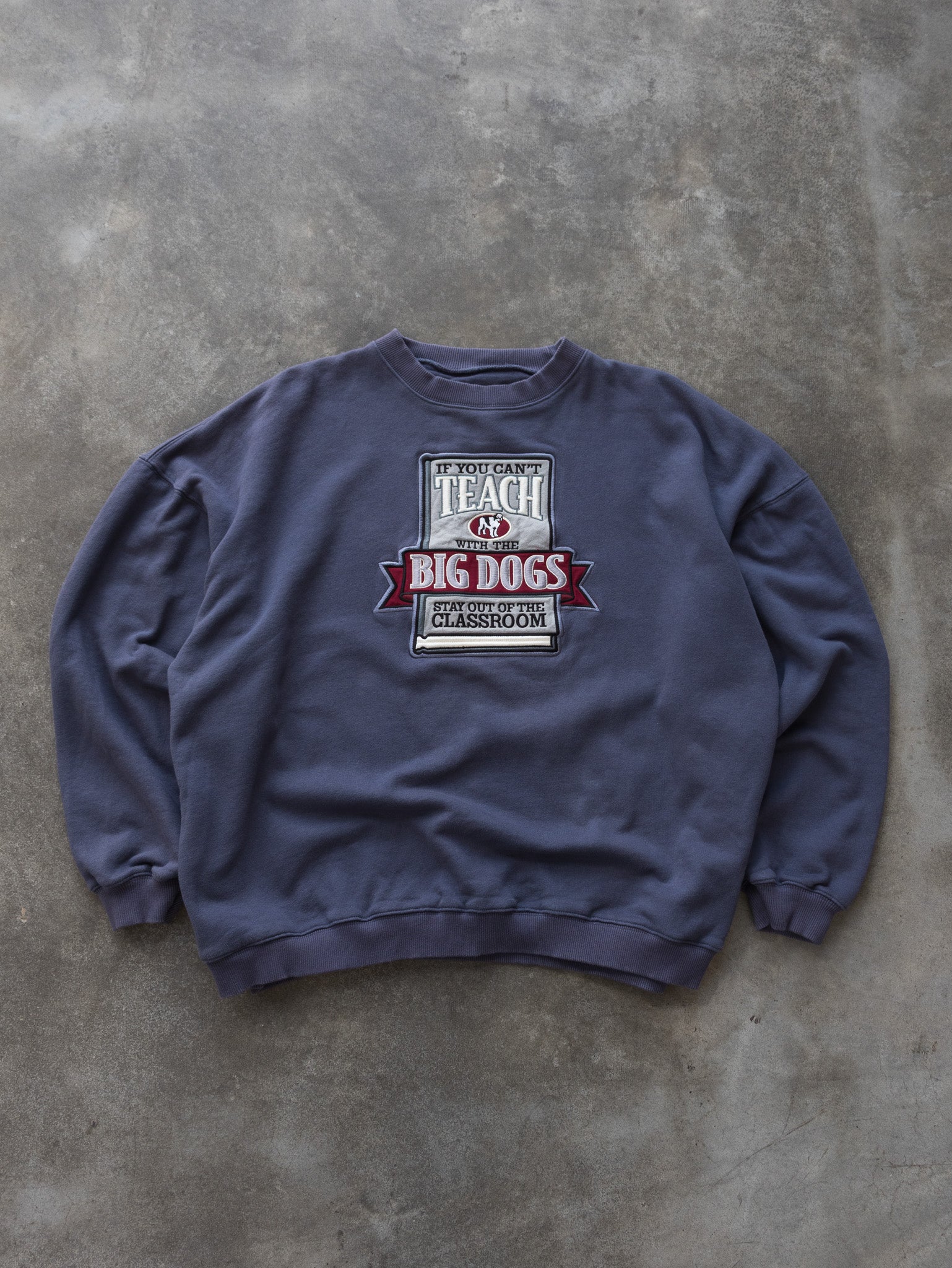 Vintage Teach With the Big Dogs Sweatshirt (XL)